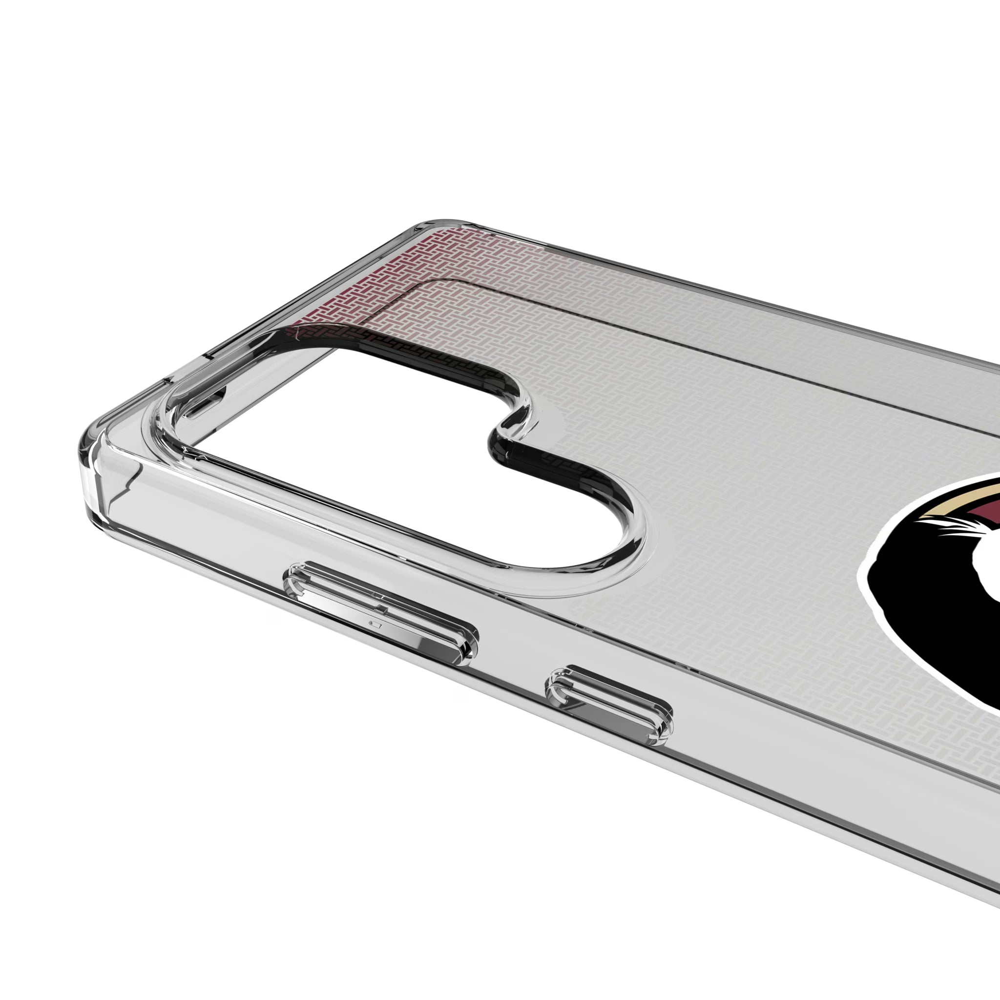Florida State University Seminoles Linen Galaxy Clear Phone Case for Samsung Galaxy - Detail