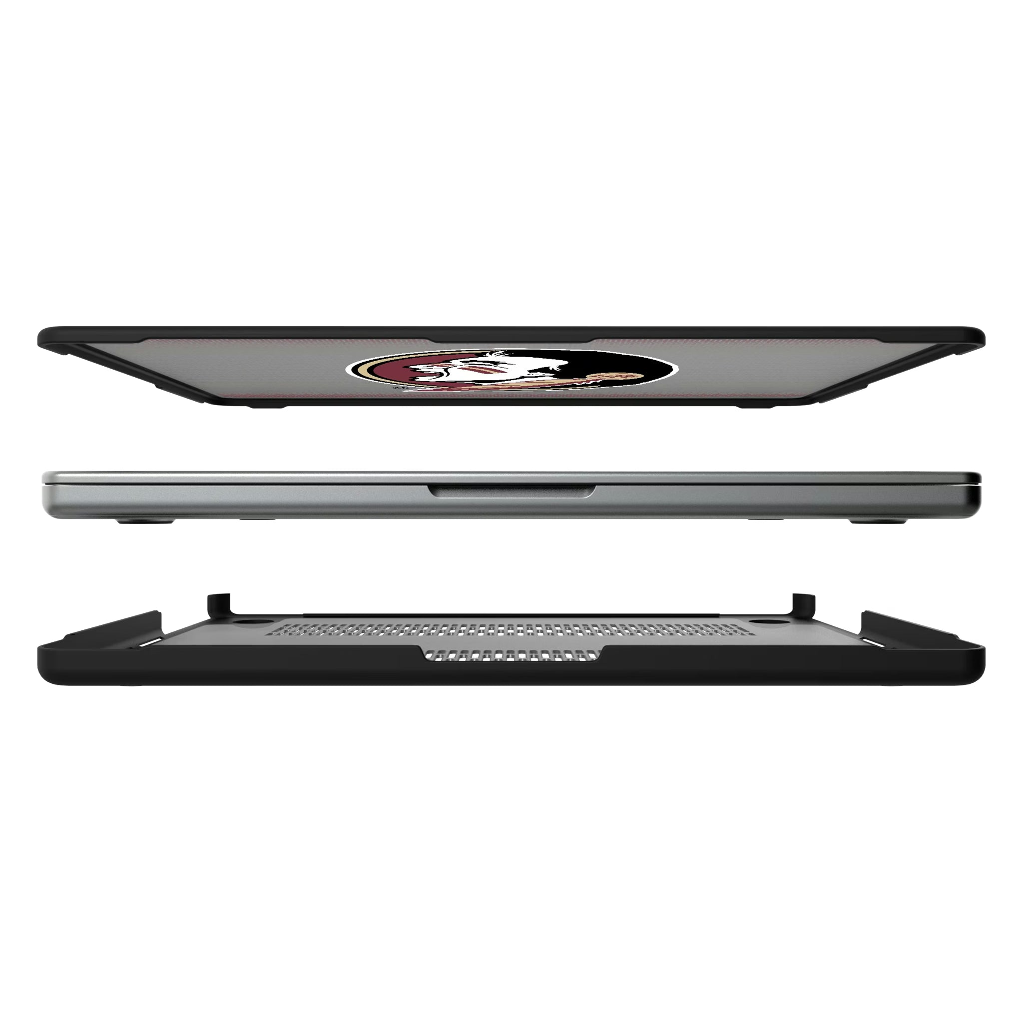 Florida State University Seminoles Linen MacBook Laptop Case for Apple MacBook#Device_MacBook Pro (14-inch, 2021) / MacBook Pro (14-inch, 2023) / MacBook Pro (14-inch, 2024)