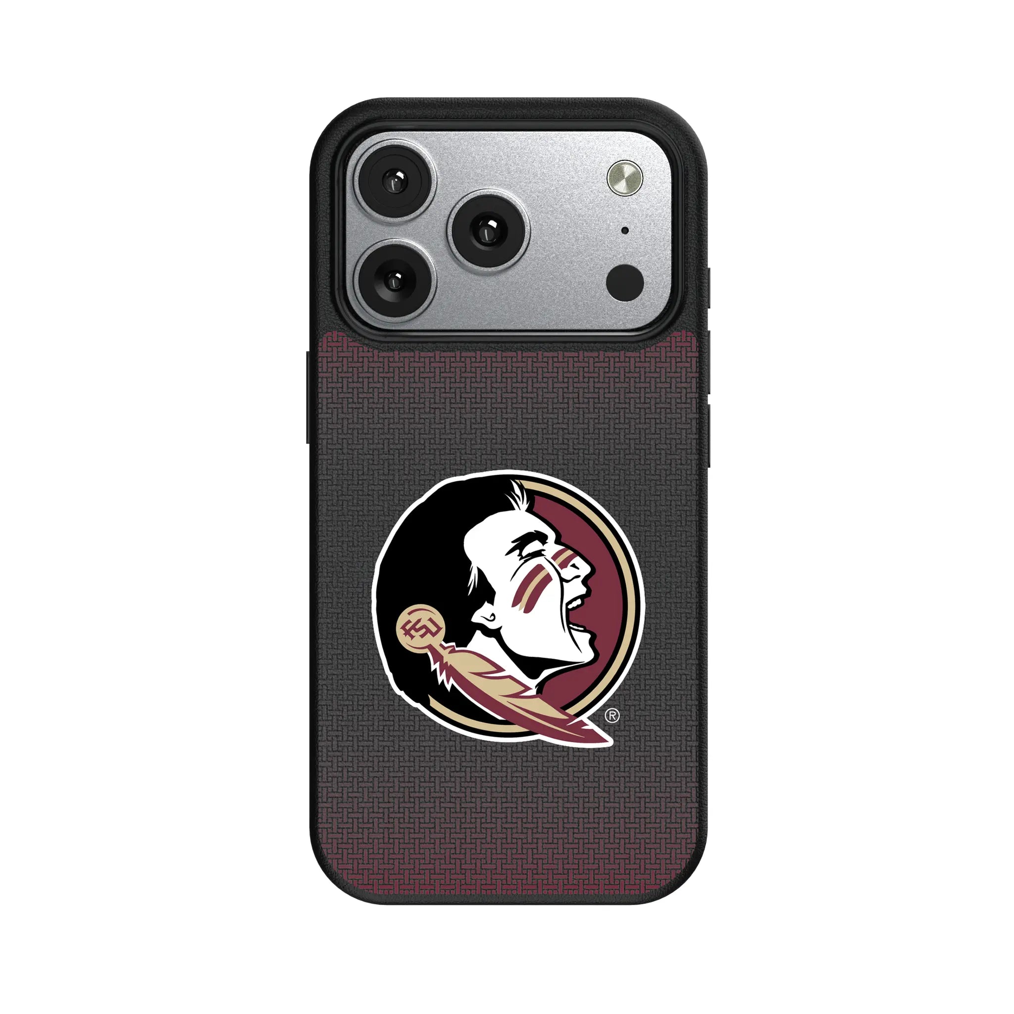 Florida State University Seminoles Linen iPhone MagSafe Compatible Phone Case for Apple iPhone#Device_iPhone 17 Pro