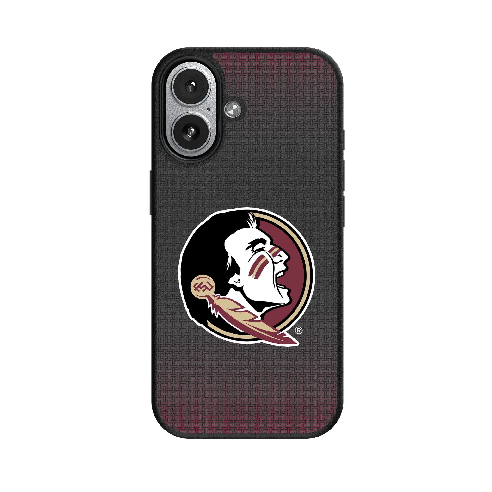 Florida State University Seminoles Linen iPhone MagSafe Compatible Phone Case for Apple iPhone#Device_iPhone 17