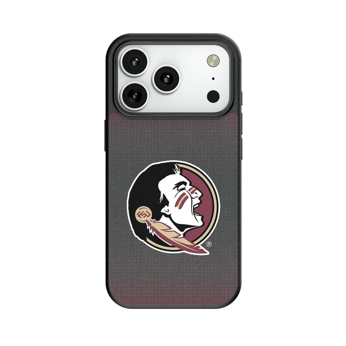 Florida State University Seminoles Linen MagSafe Compatible Phone Case for Apple iPhone