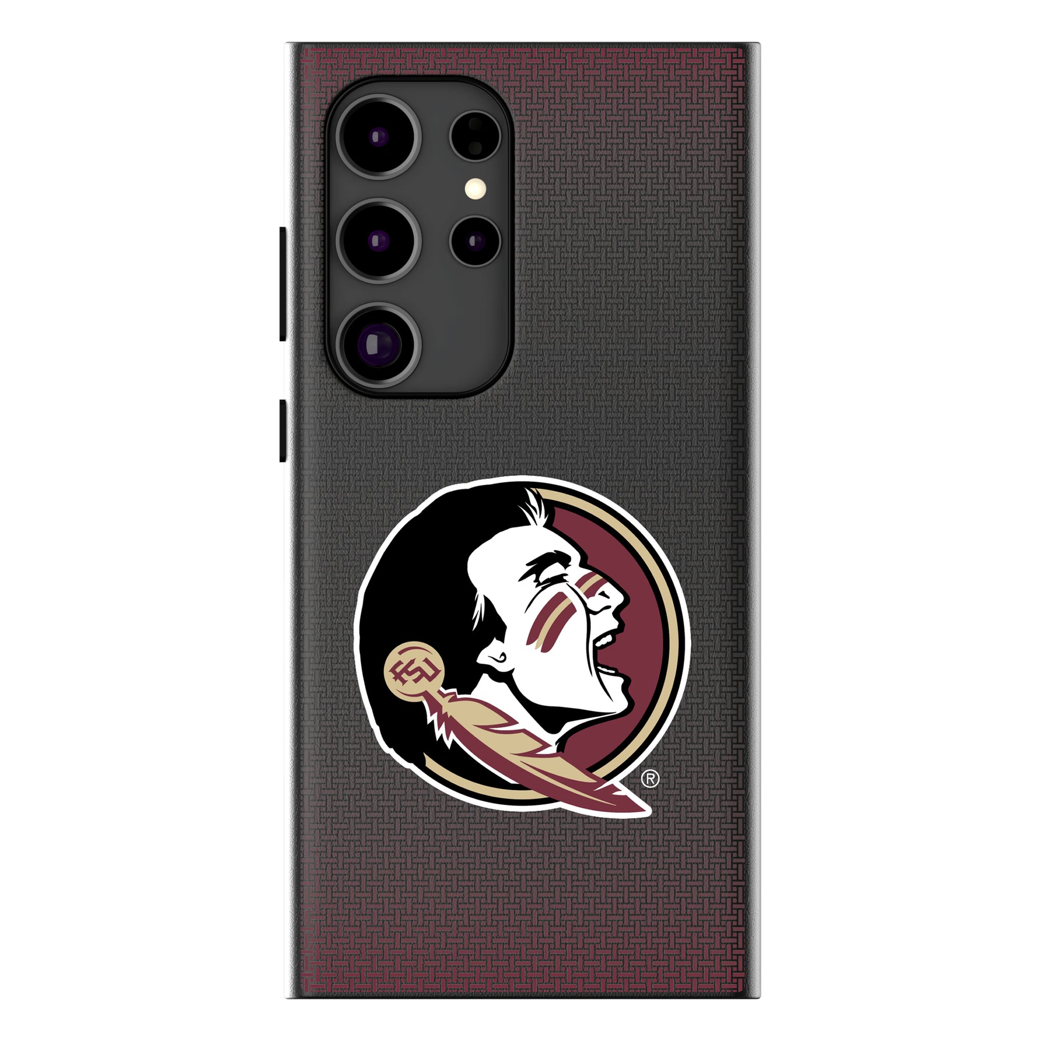 Florida State University Seminoles Linen Galaxy MagSafe Compatible Phone Case for Samsung Galaxy