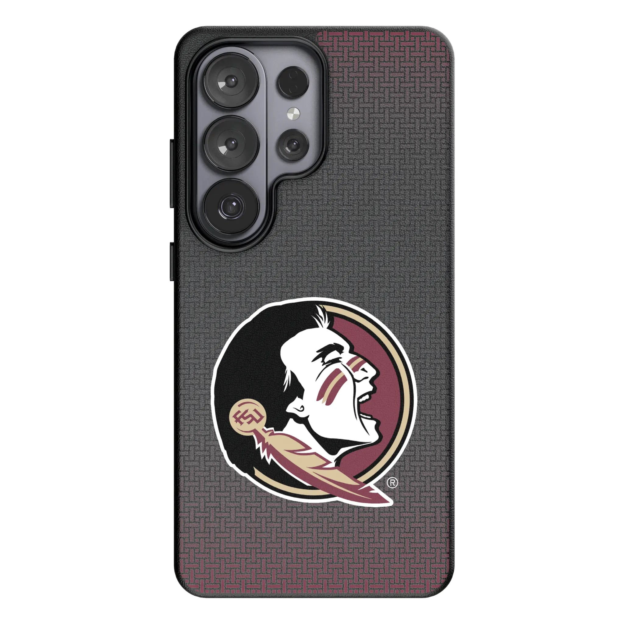 Florida State University Seminoles Linen Galaxy MagSafe Compatible Phone Case for Samsung Galaxy#Device_Galaxy S26 Ultra
