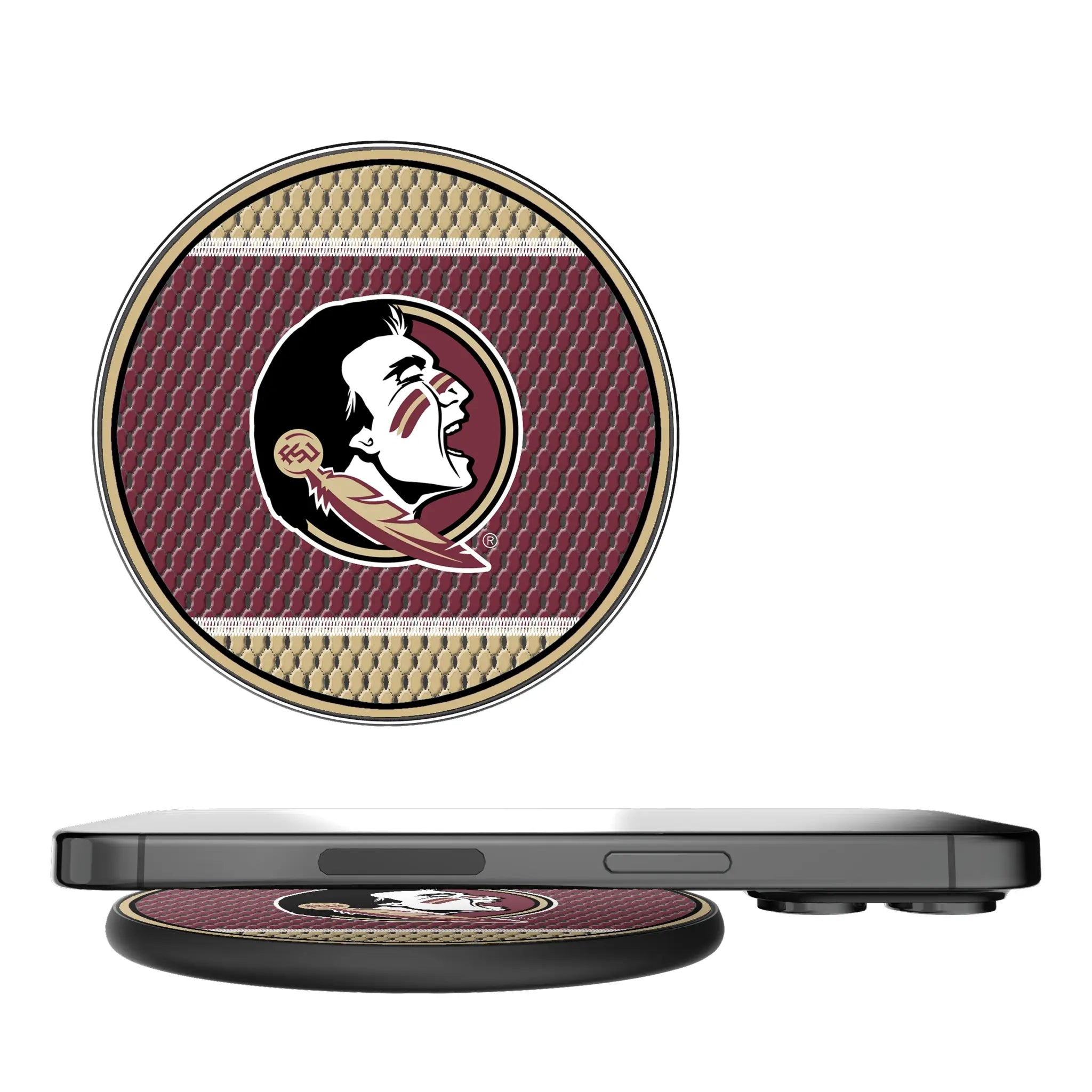 Florida State University Seminoles Mesh 15-Watt Wireless Charger