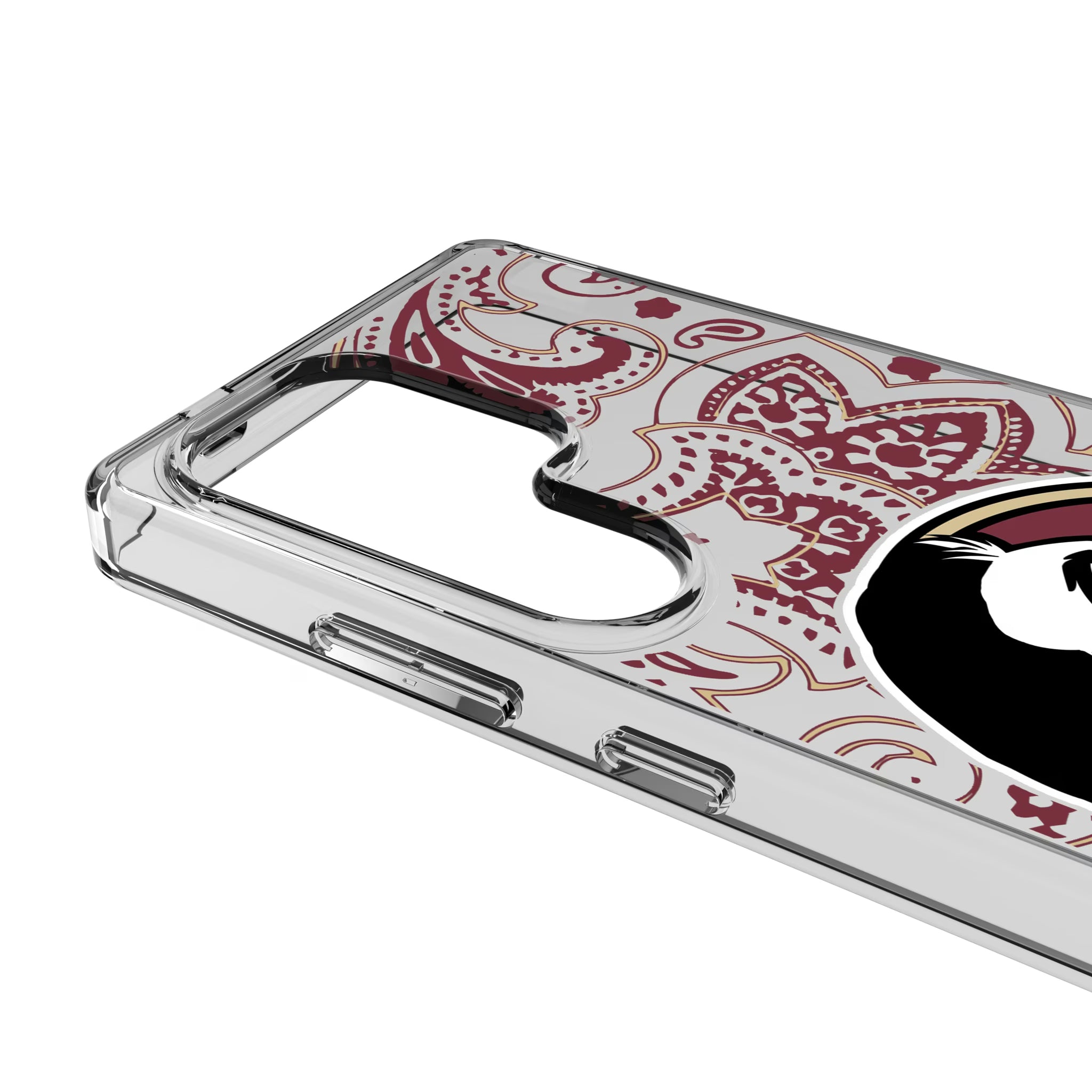 Florida State University Seminoles Paisley Galaxy Clear Phone Case for Samsung Galaxy - Detail