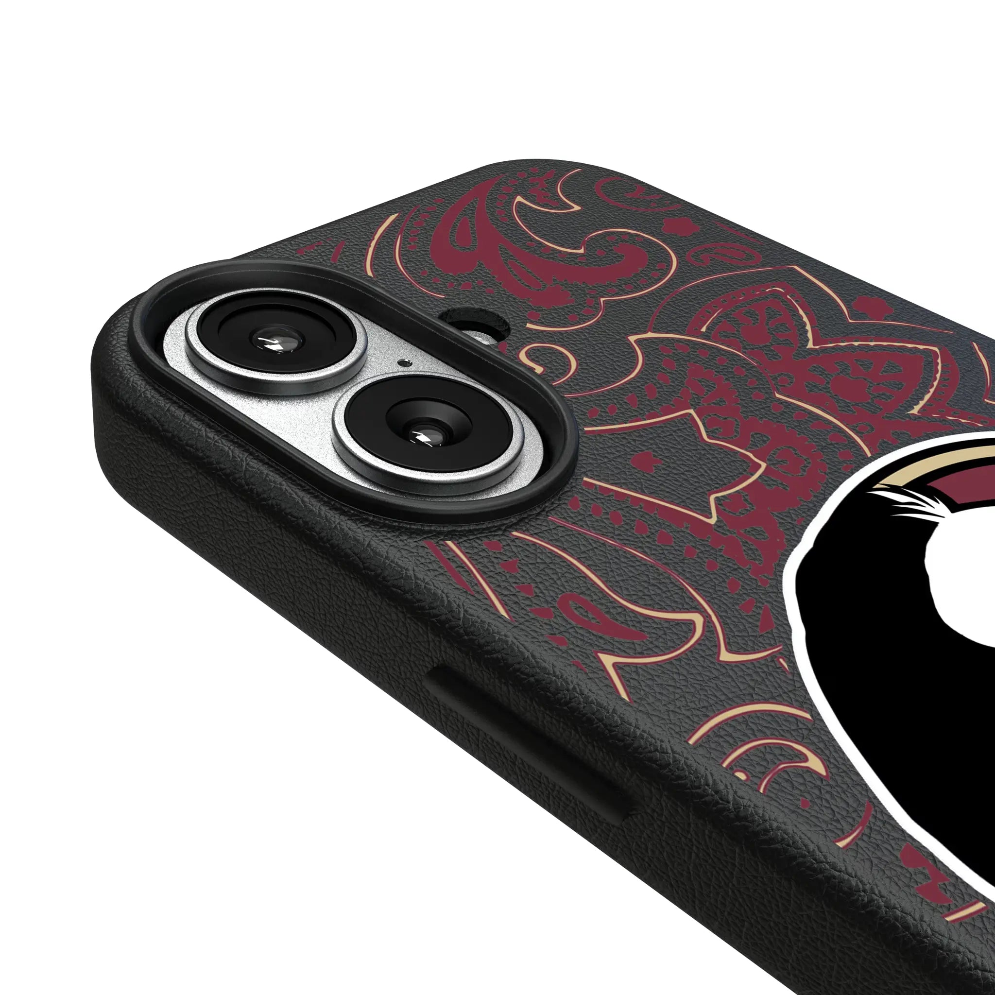 Florida State University Seminoles Paisley iPhone MagSafe Compatible Phone Case for Apple iPhone - Detail#Device_iPhone 17