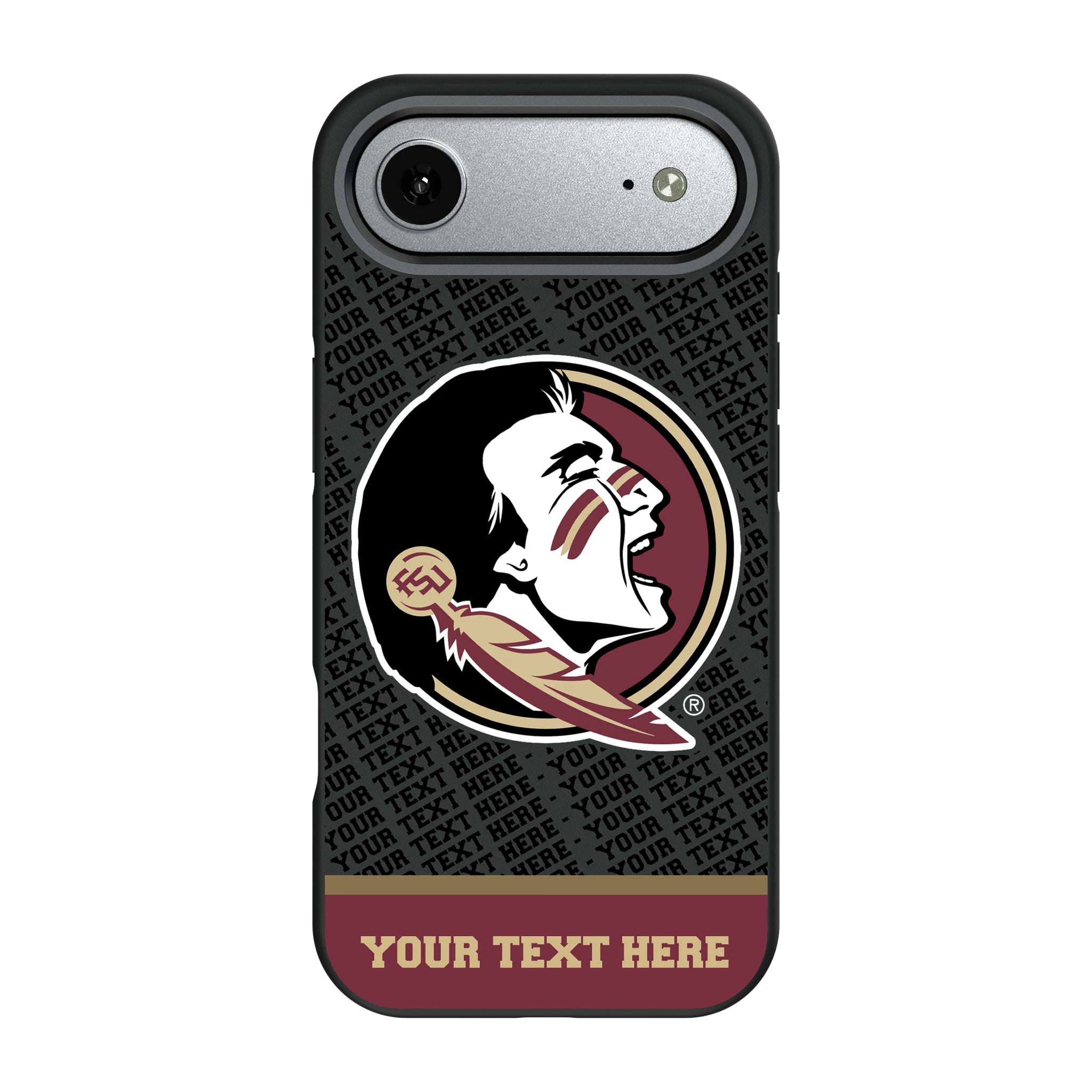 Florida State University Seminoles Personalized EndZone Plus iPhone Bump Phone Case for Apple iPhone#Device_iPhone Air