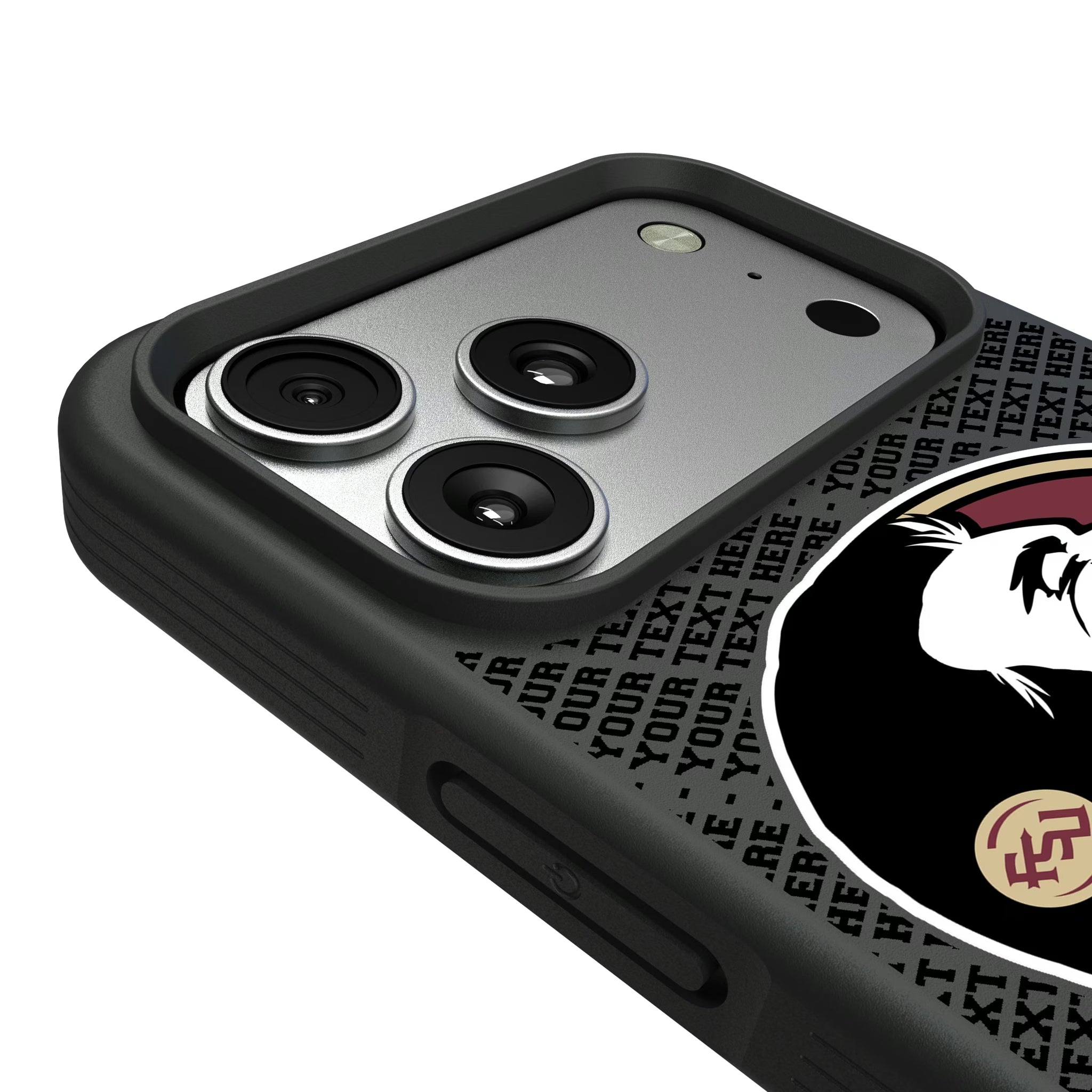 Florida State University Seminoles Personalized EndZone Plus iPhone Bump Phone Case for Apple iPhone - Detail#Device_iPhone 17 Pro Max