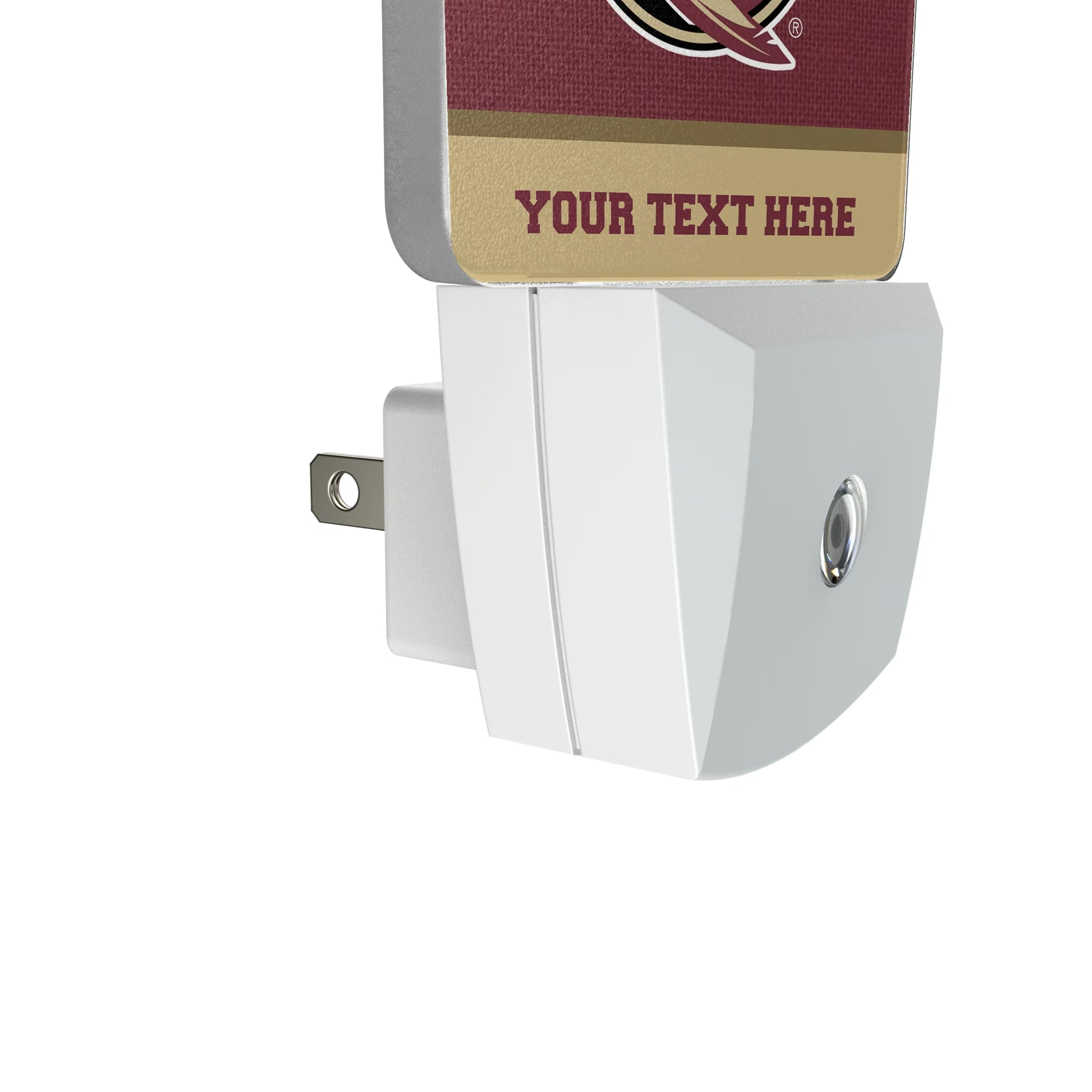 Florida State University Seminoles Personalized Endzone Solid Night Light 2-Pack - Detail
