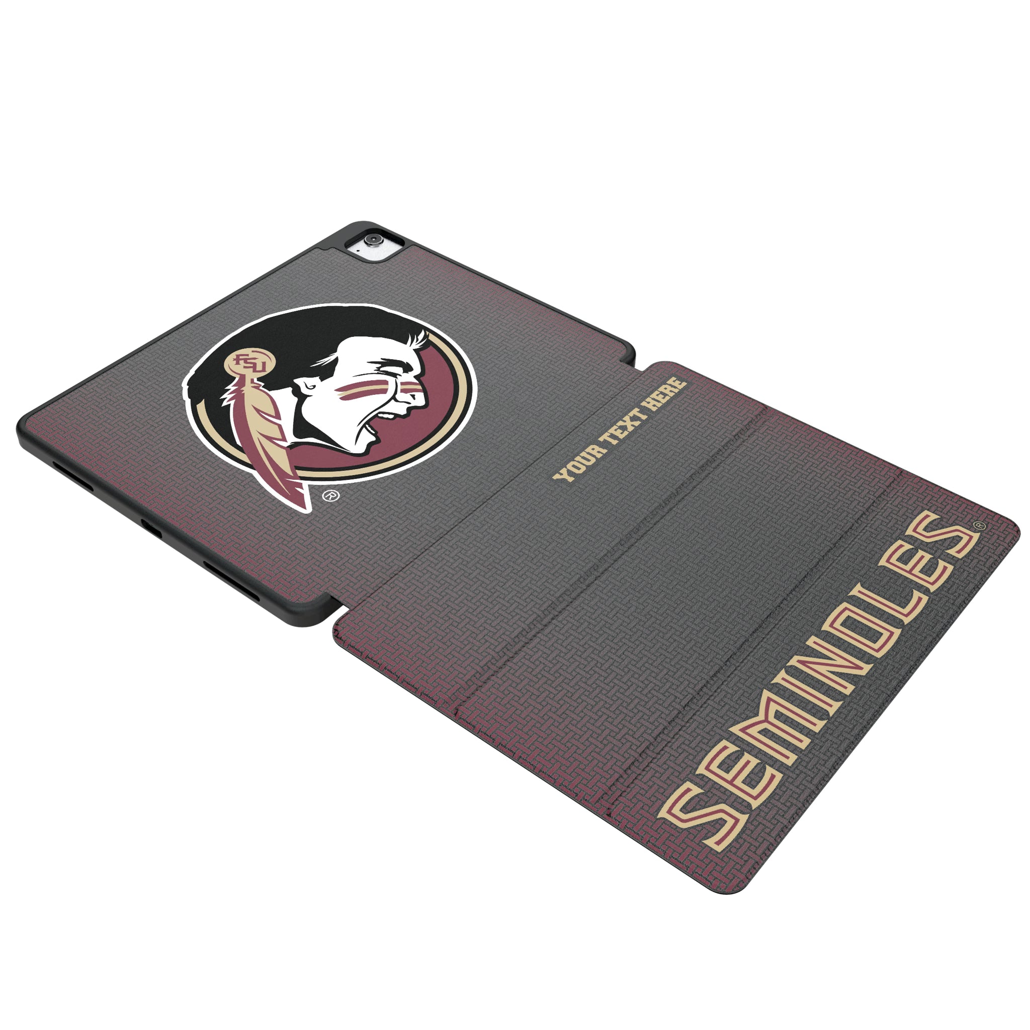 Florida State University Seminoles Personalized Linen iPad Tablet Case for Apple iPad