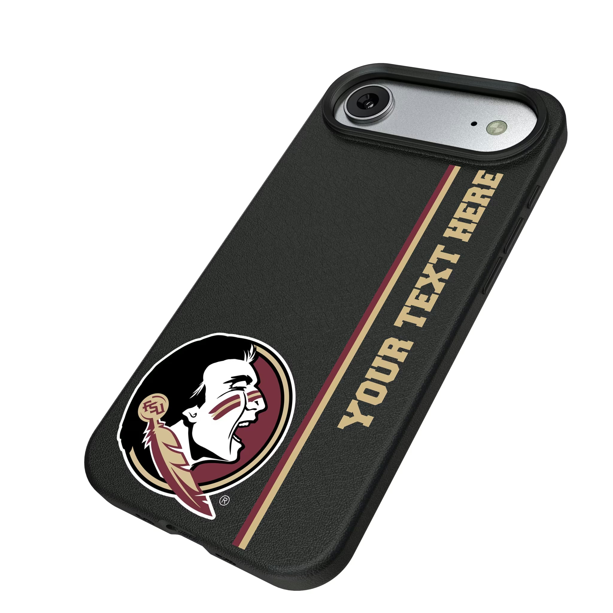 Florida State University Seminoles Personalized Sidebard iPhone MagSafe Compatible Phone Case for Apple iPhone - Isometric View#Device_iPhone Air