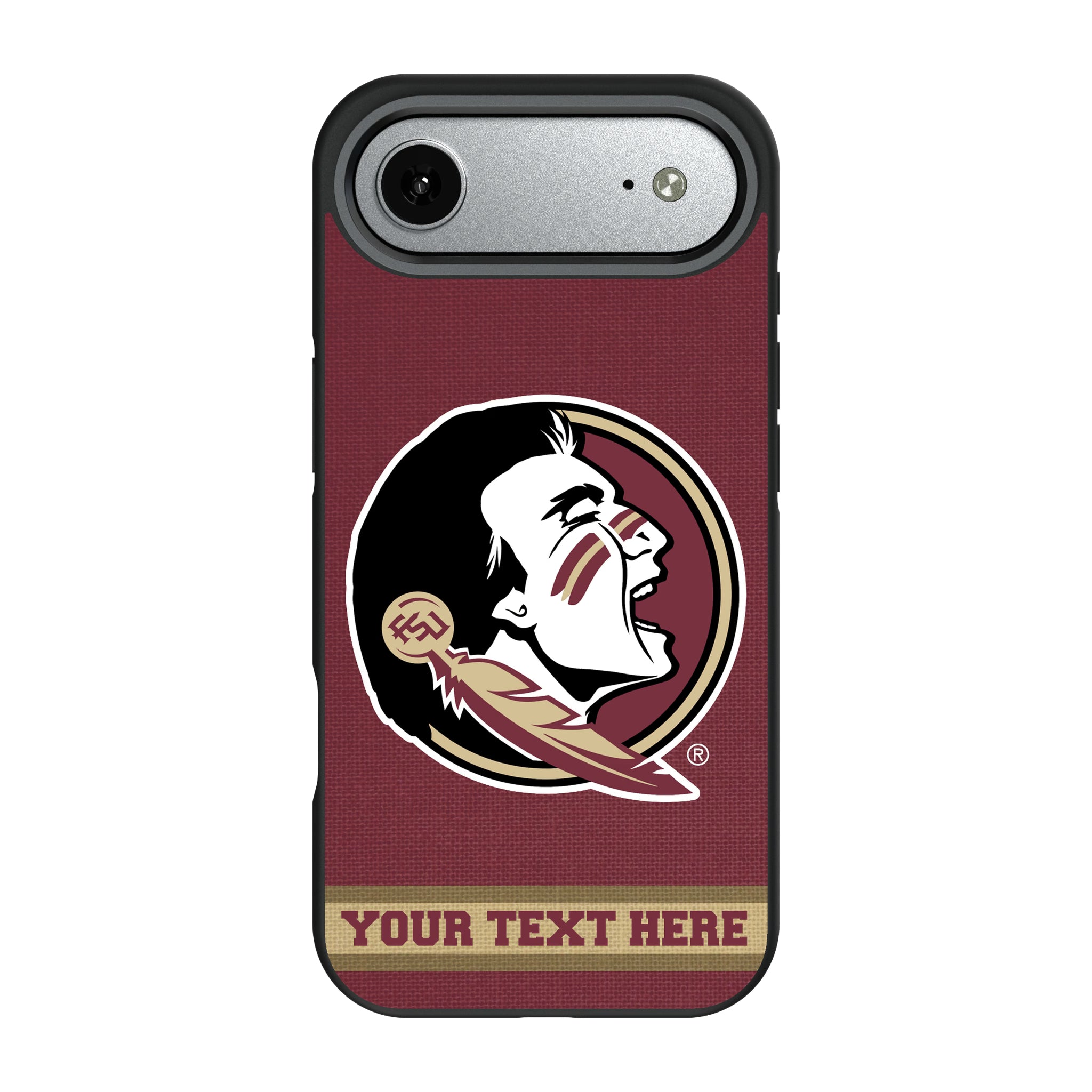 Florida State University Seminoles Personalized Stripe iPhone Bump Phone Case for Apple iPhone#Device_iPhone Air