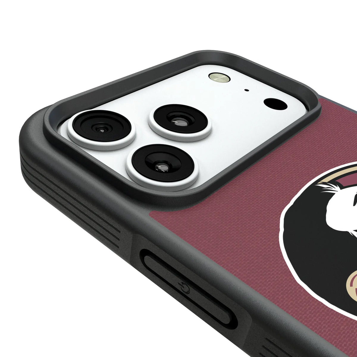 Florida State University Seminoles Personalized Stripe iPhone Bump Phone Case for Apple iPhone - Detail#Device_iPhone 18 Pro Max