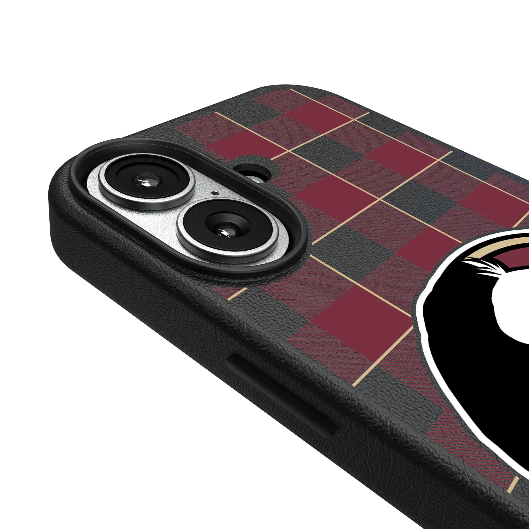 Florida State University Seminoles Plaid iPhone MagSafe Compatible Phone Case for Apple iPhone - Detail#Device_iPhone 17