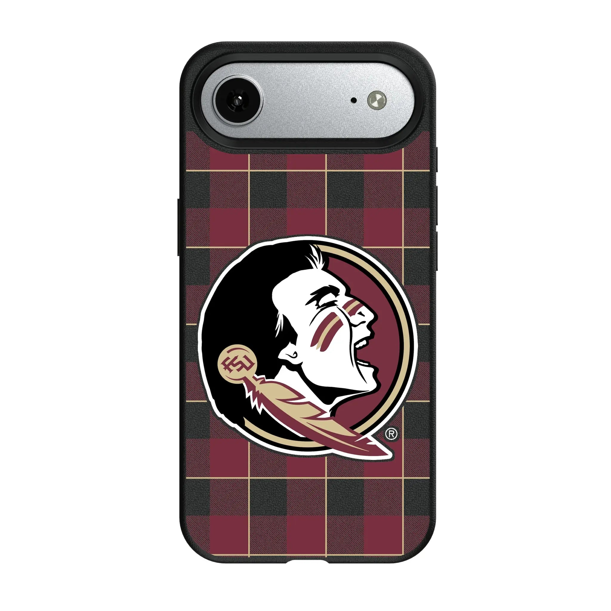 Florida State University Seminoles Plaid iPhone MagSafe Compatible Phone Case for Apple iPhone#Device_iPhone Air