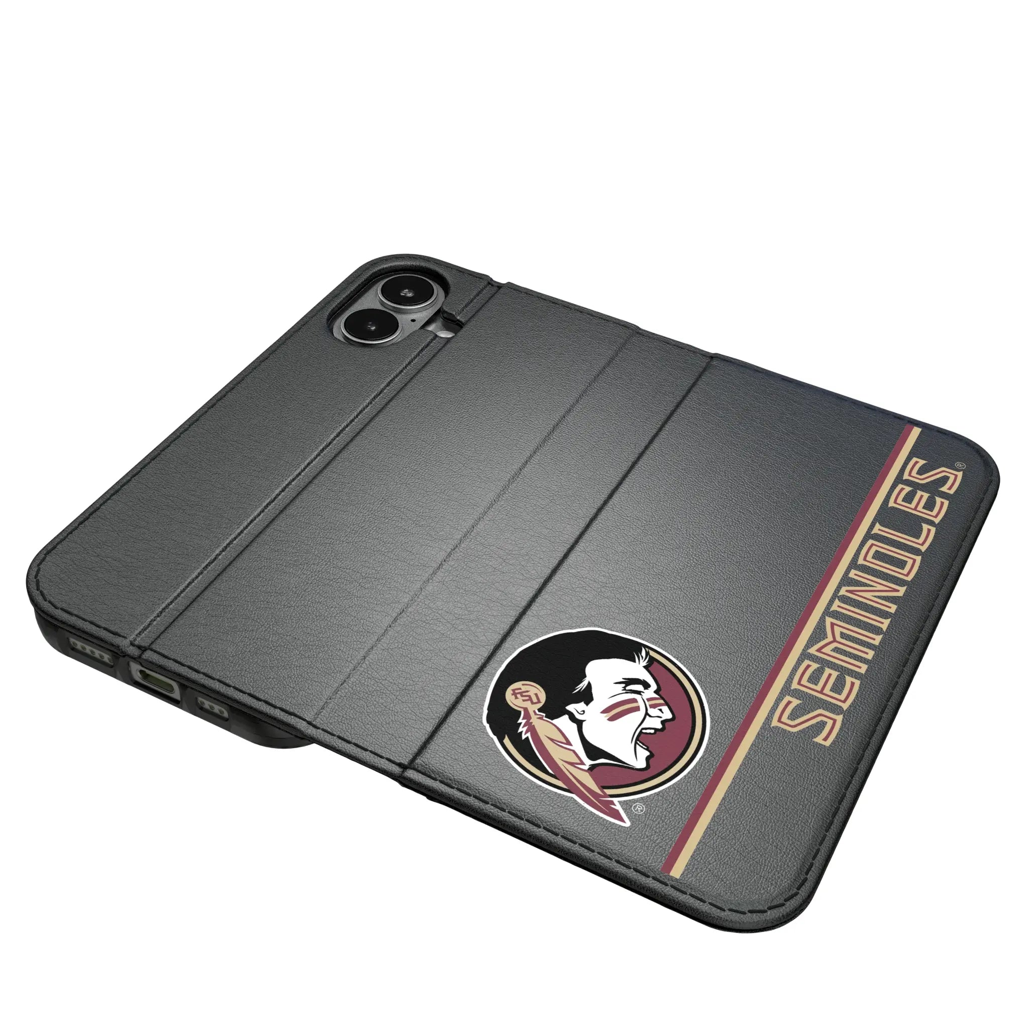 Florida State University Seminoles Sidebar iPhone Folio Phone Case for Apple iPhone#Device_iPhone 17