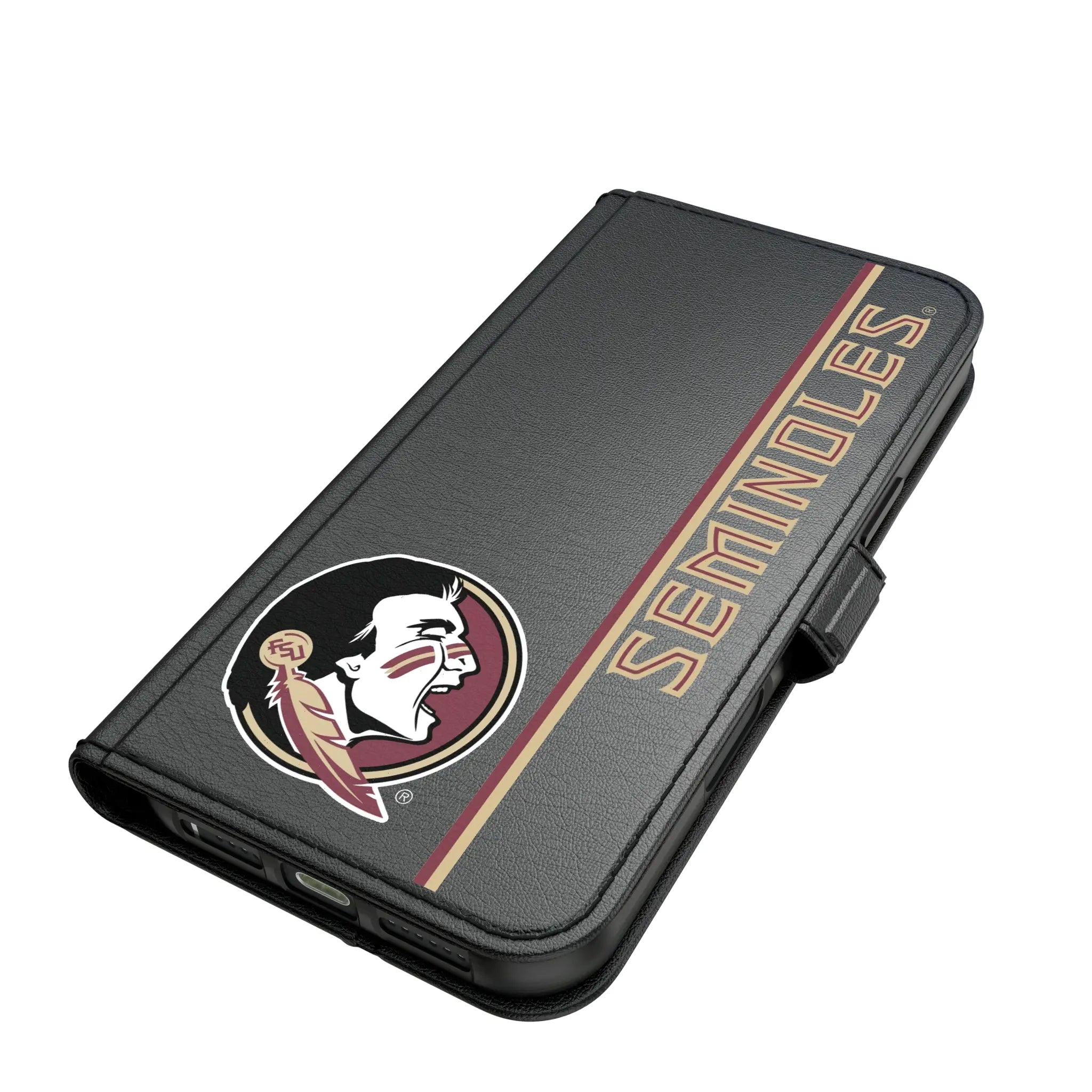 Florida State University Seminoles Sidebar iPhone Folio Phone Case for Apple iPhone#Device_iPhone 17 Pro Max