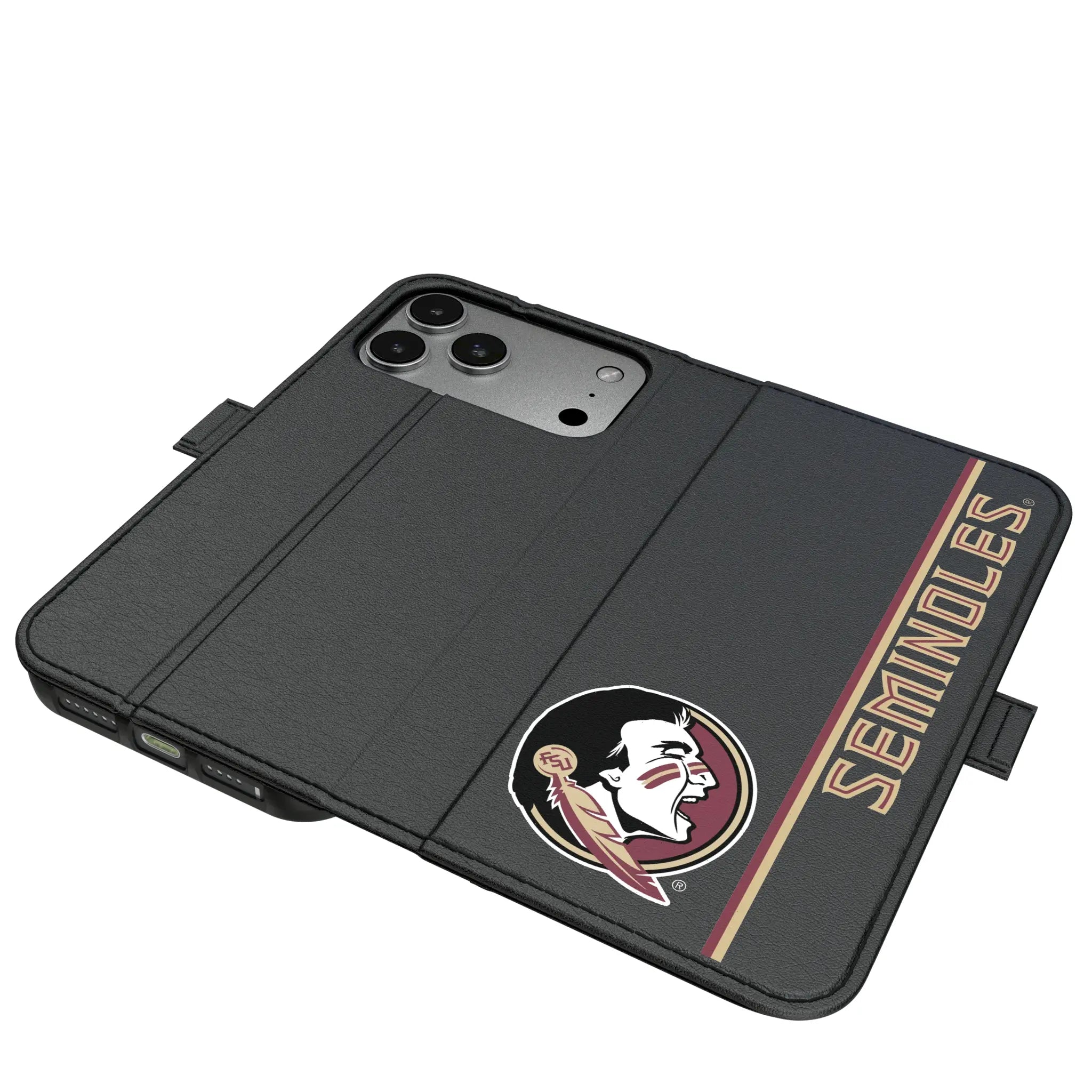 Florida State University Seminoles Sidebar iPhone Folio Phone Case for Apple iPhone#Device_iPhone 17 Pro Max