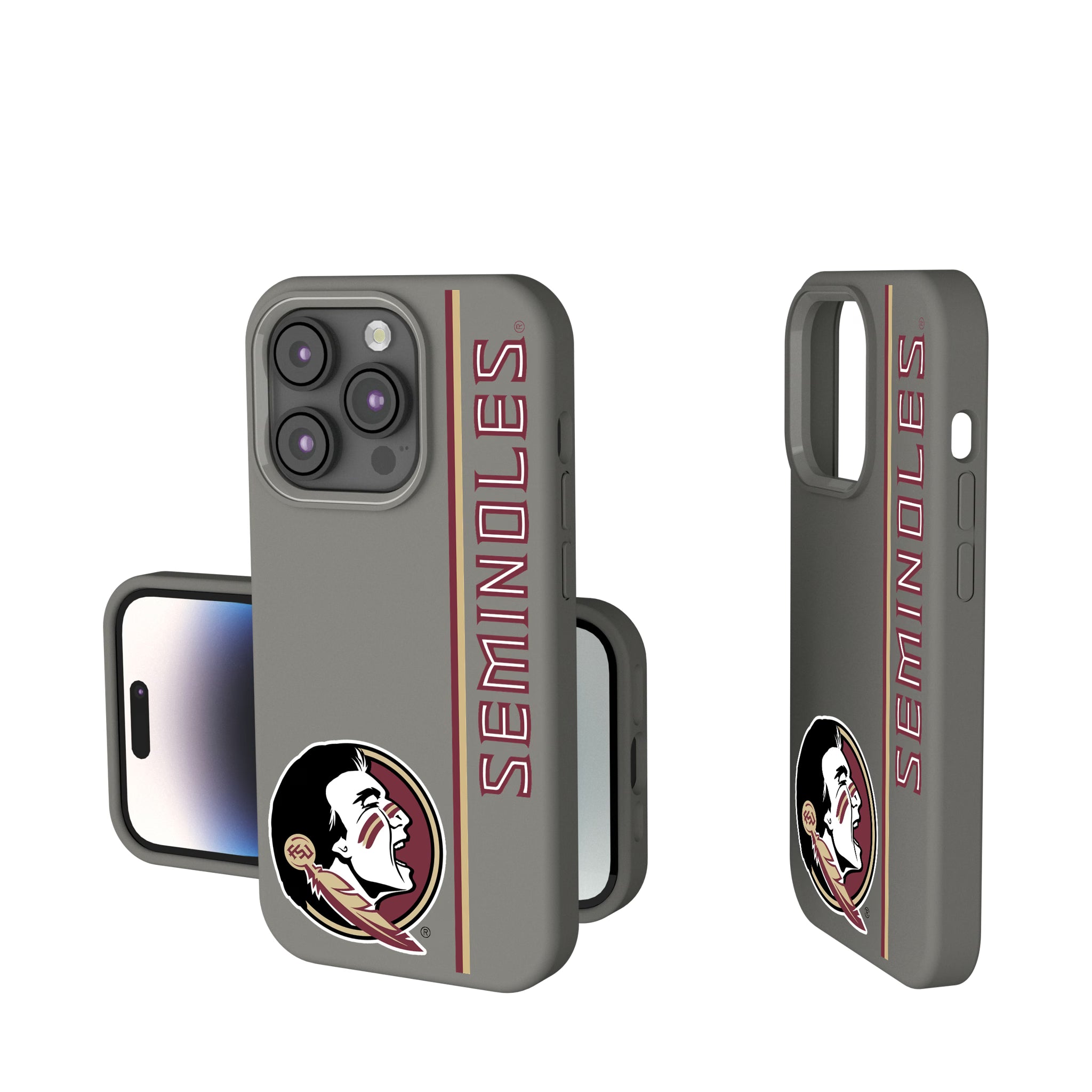 Florida State University Seminoles Sidebar iPhone Soft Touch Phone Case for Apple iPhone