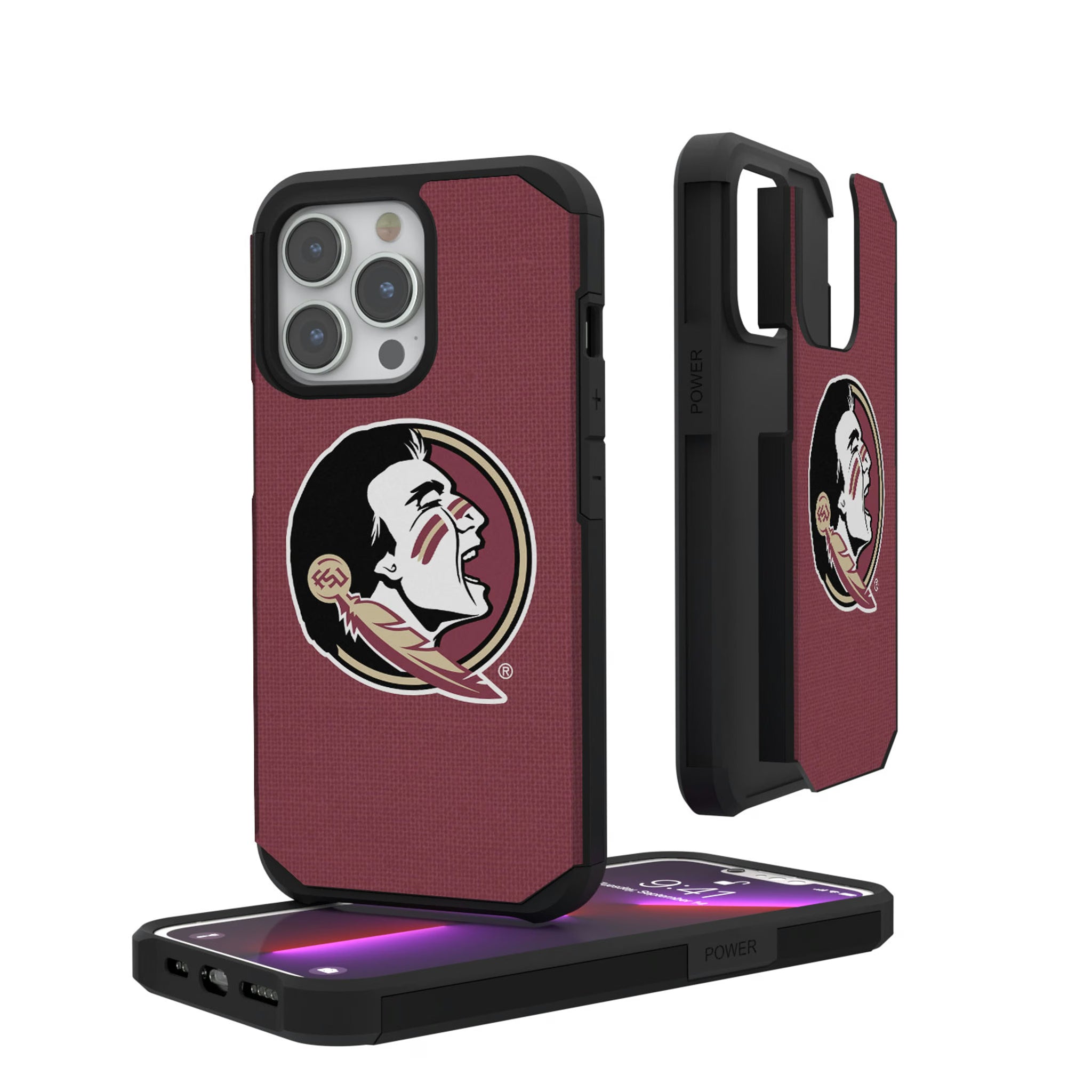 Florida State University Seminoles Solid iPhone Rugged Phone Case for Apple iPhone