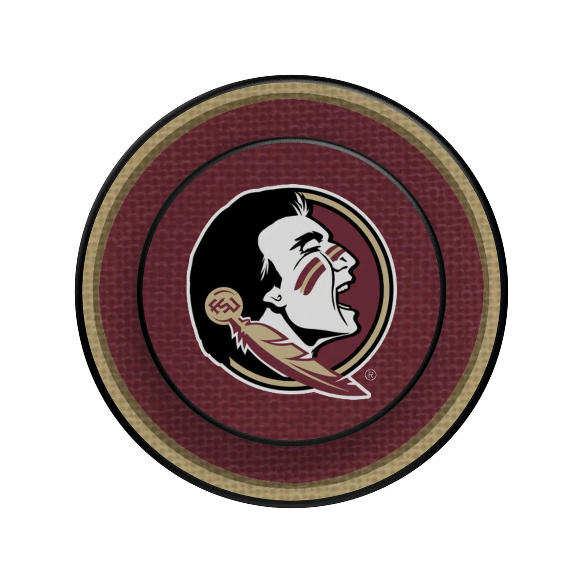 Florida State University Seminoles Stripe Popsockets Round Magnetic