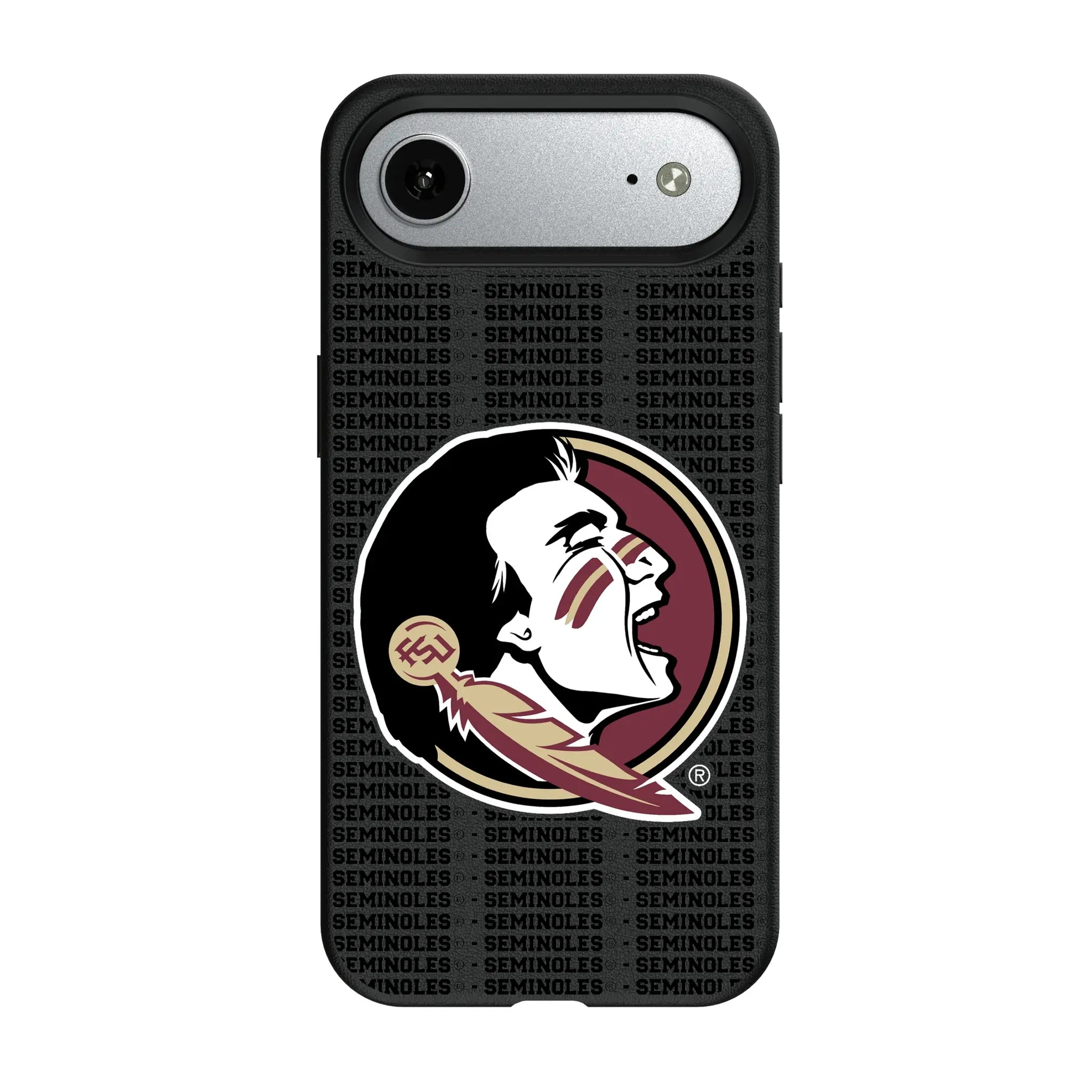 Florida State University Seminoles Text Backdrop iPhone MagSafe Compatible Phone Case for Apple iPhone#Device_iPhone Air