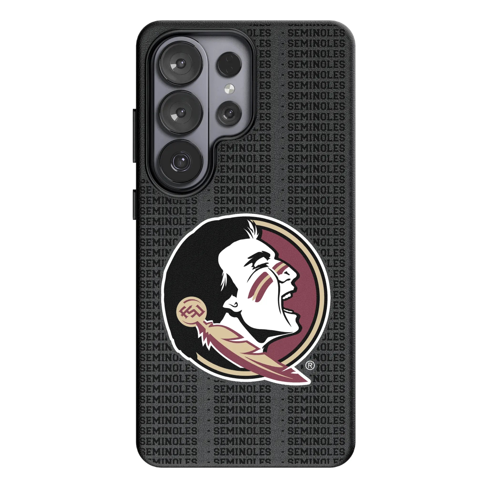 Florida State University Seminoles Text Backdrop Galaxy MagSafe Compatible Phone Case for Samsung Galaxy#Device_Galaxy S26 Ultra