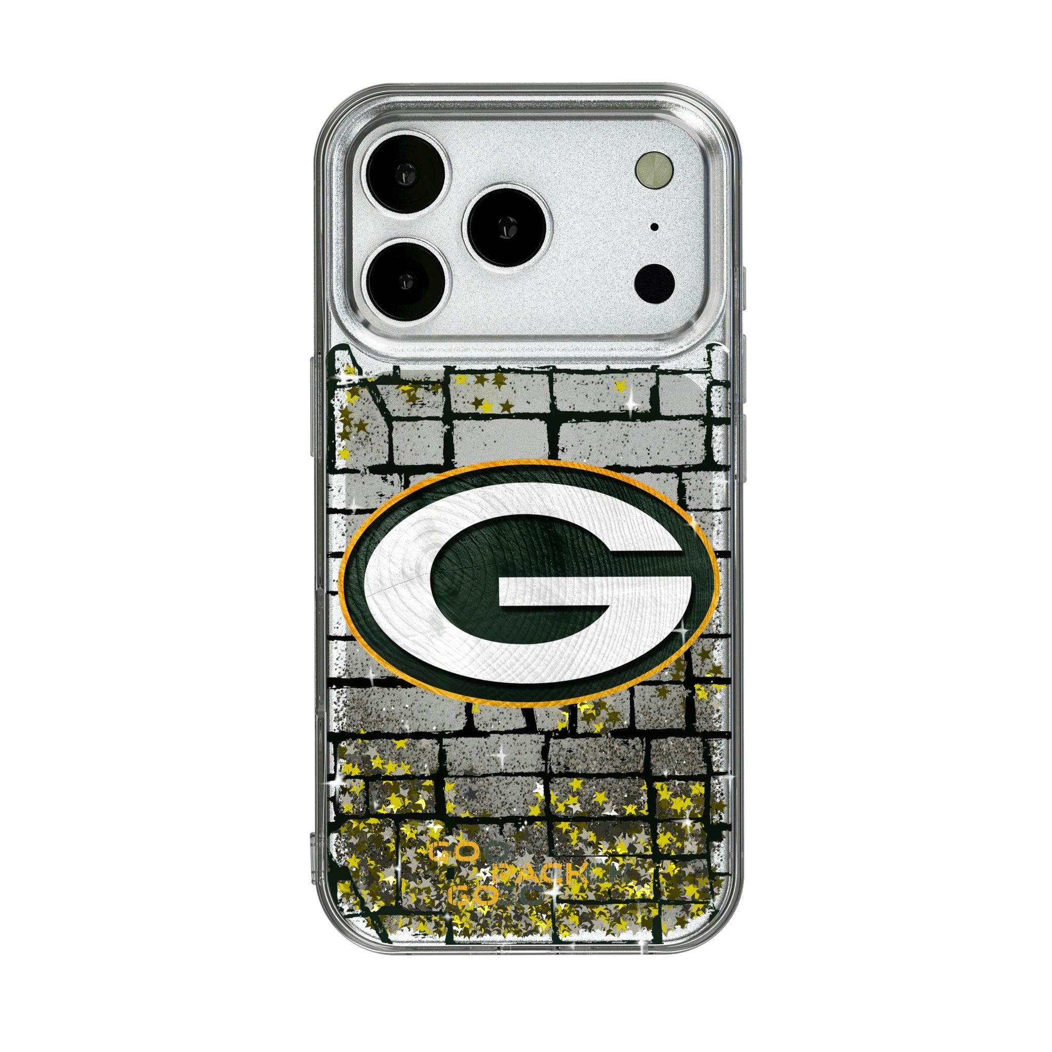 Green Bay Packers Brick iPhone Glitter Phone Case for Apple iPhone