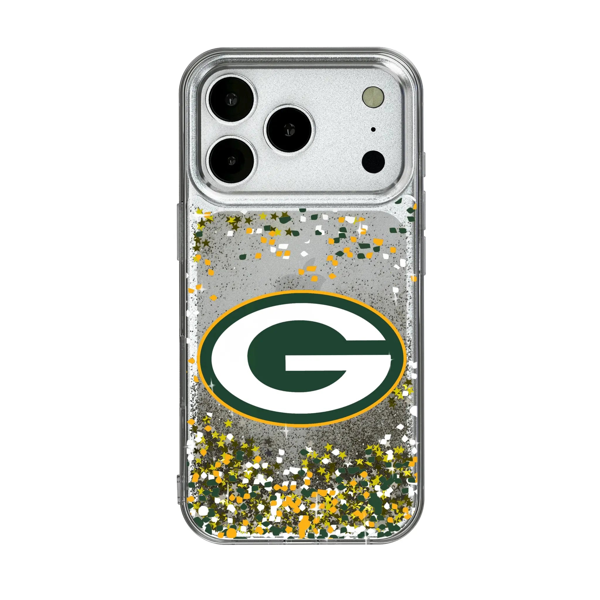 Green Bay Packers Confetti iPhone Glitter Phone Case for Apple iPhone