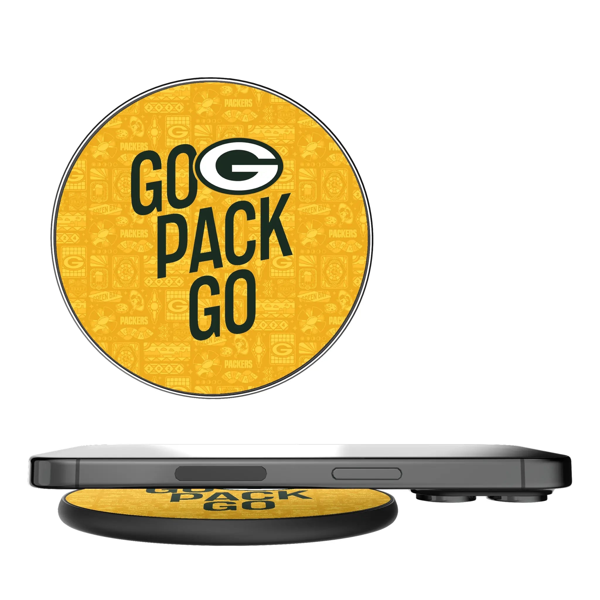 Green Bay Packers Deco 15-Watt Wireless Charger