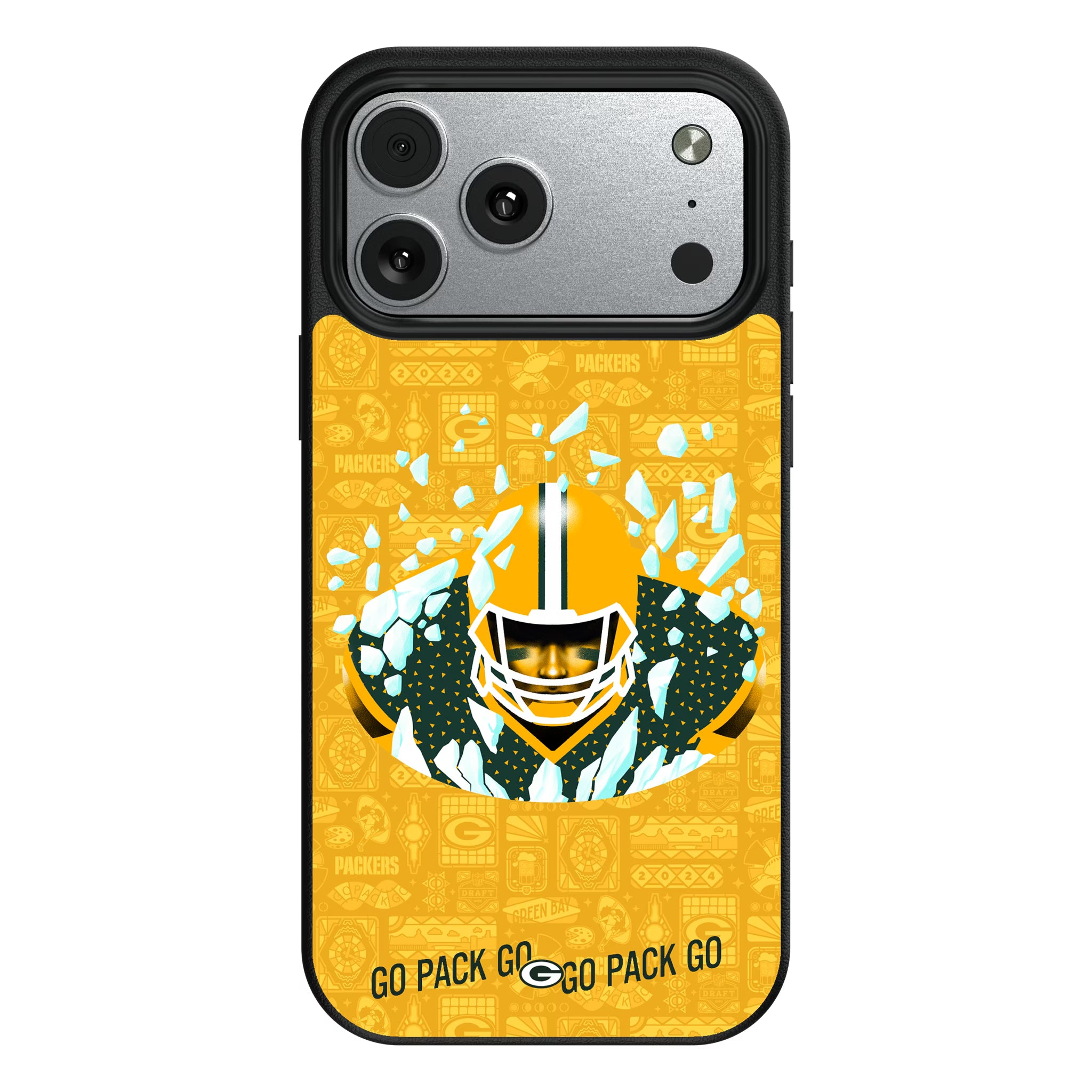 Green Bay Packers Deco iPhone MagSafe Compatible Phone Case for Apple iPhone#Device_iPhone 17 Pro Max