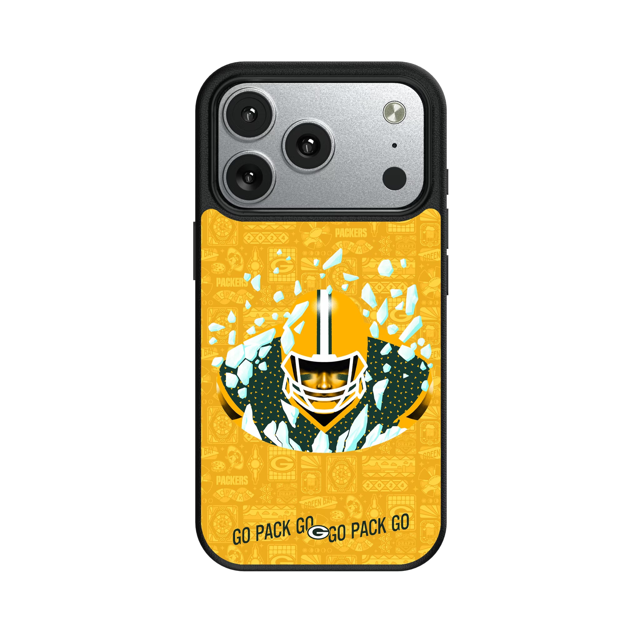 Green Bay Packers Deco iPhone MagSafe Compatible Phone Case for Apple iPhone#Device_iPhone 17 Pro