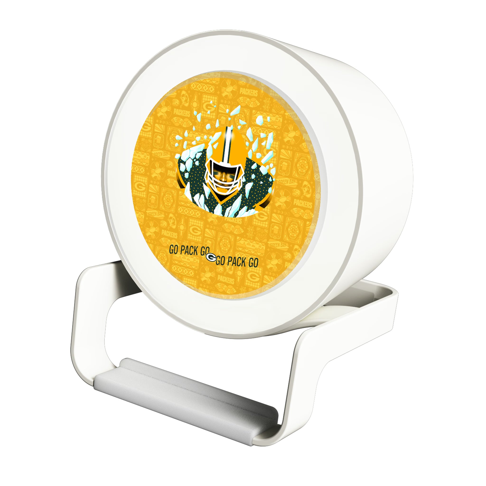 Green Bay Packers Deco Night Light Charger and Bluetooth Speaker