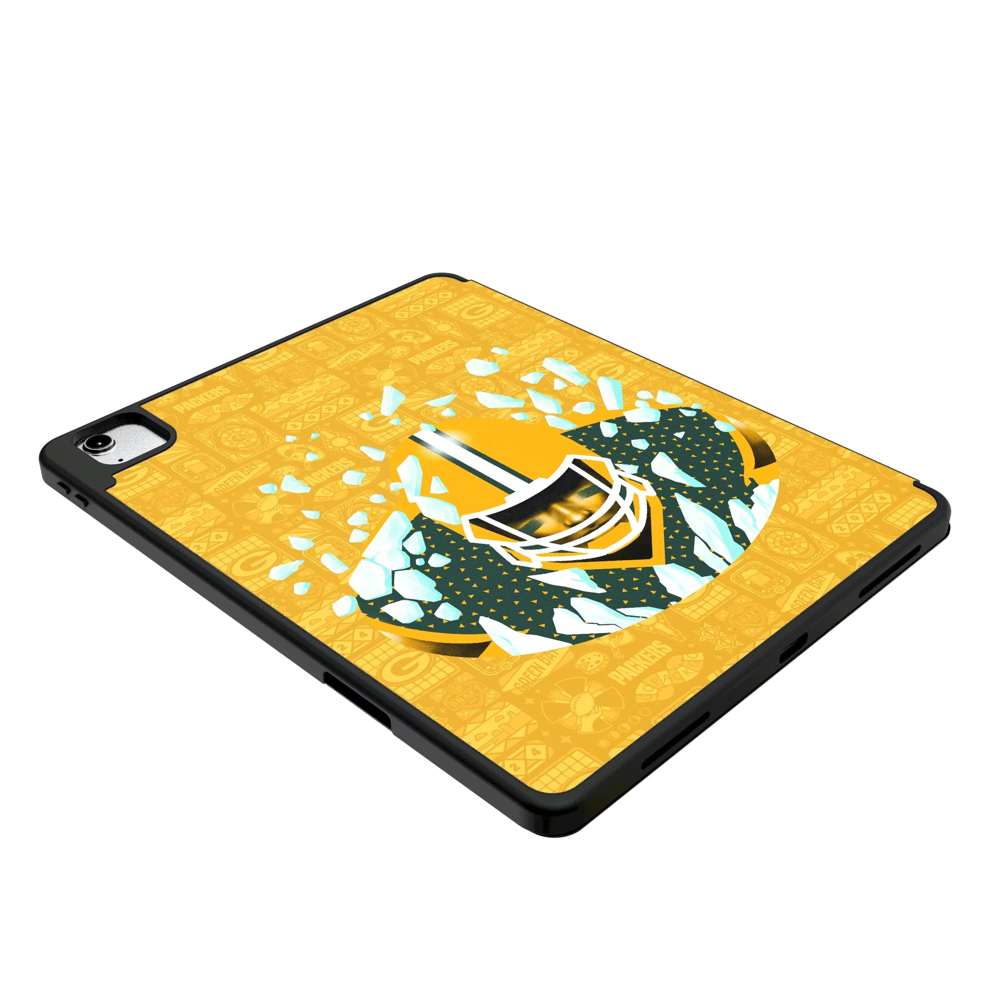 Green Bay Packers Deco iPad Tablet Case for Apple iPad - Isometric View