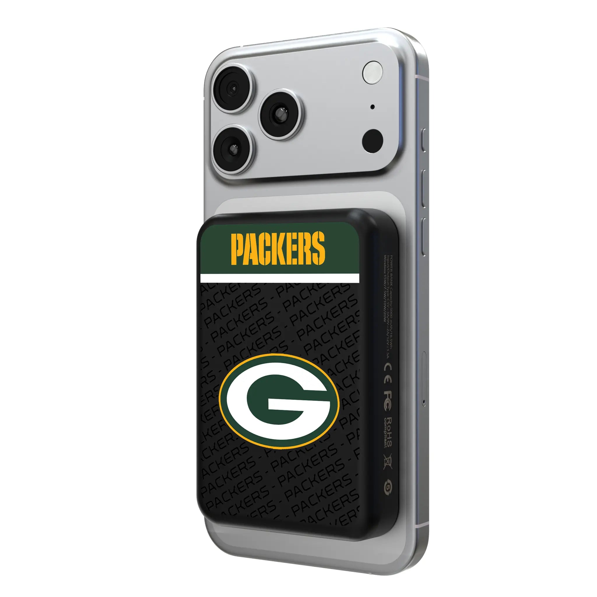 Green Bay Packers Endzone Plus Wireless Mag Power Bank