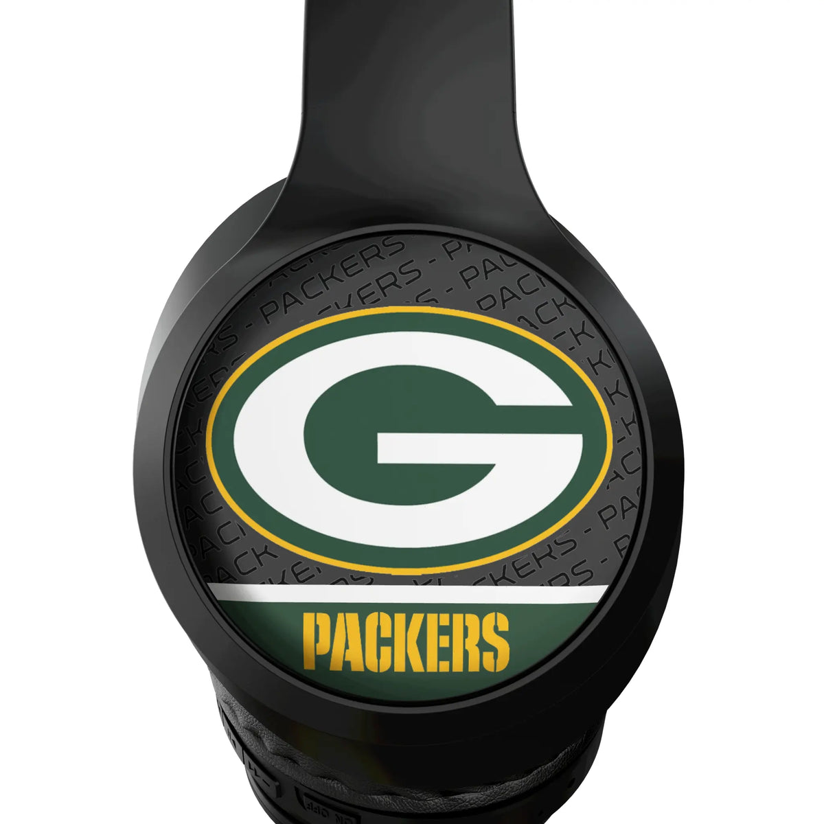 Green Bay Packers Endzone Plus Wireless Over-Ear Headphones With Case - Detail