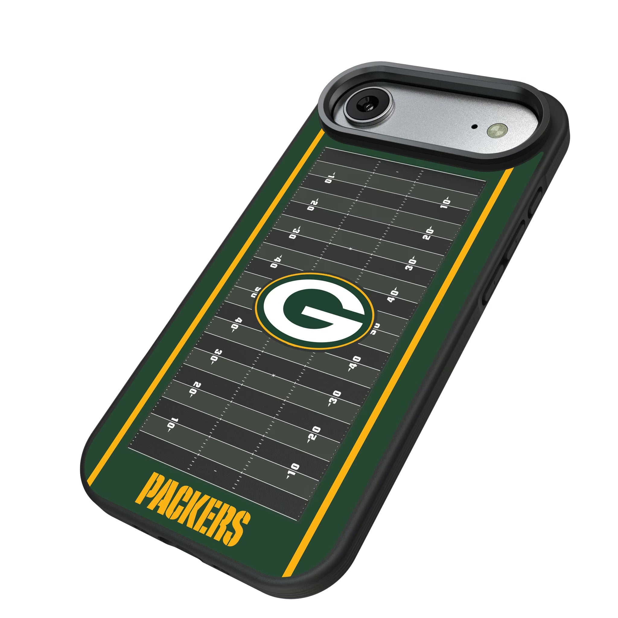 Green Bay Packers Field iPhone Bump Phone Case for Apple iPhone - Isometric View#Device_iPhone Air