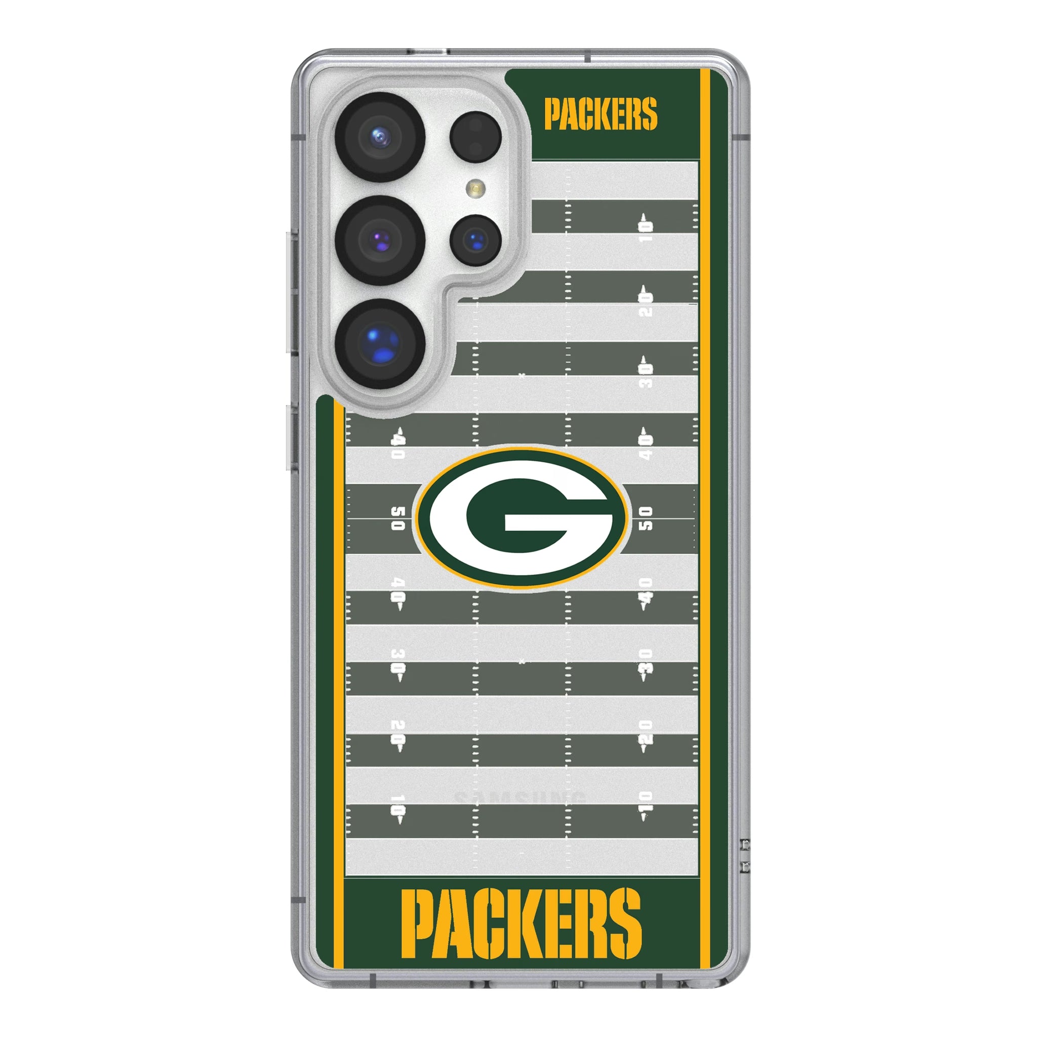 Green Bay Packers Field Galaxy Clear Phone Case for Samsung Galaxy