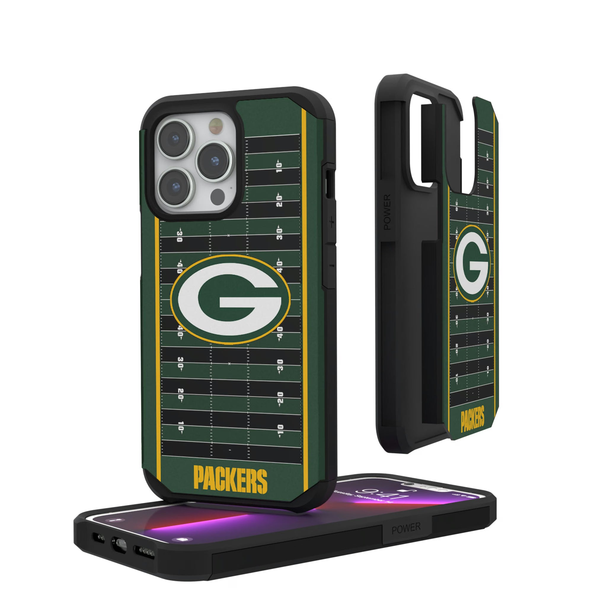 Green Bay Packers Field iPhone Rugged Phone Case for Apple iPhone