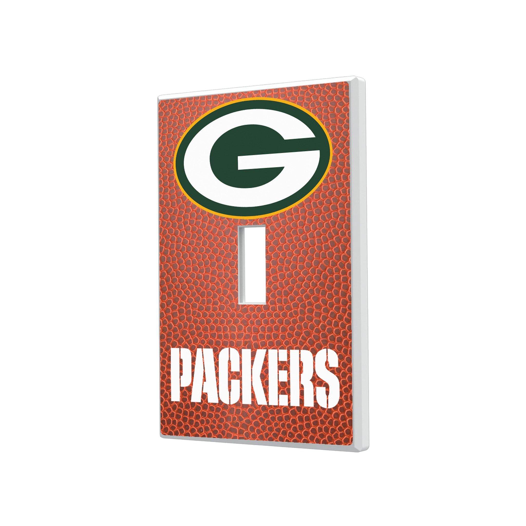 Green Bay Packers Football Hidden-Screw Light Switch Plate#Style_Single Toggle
