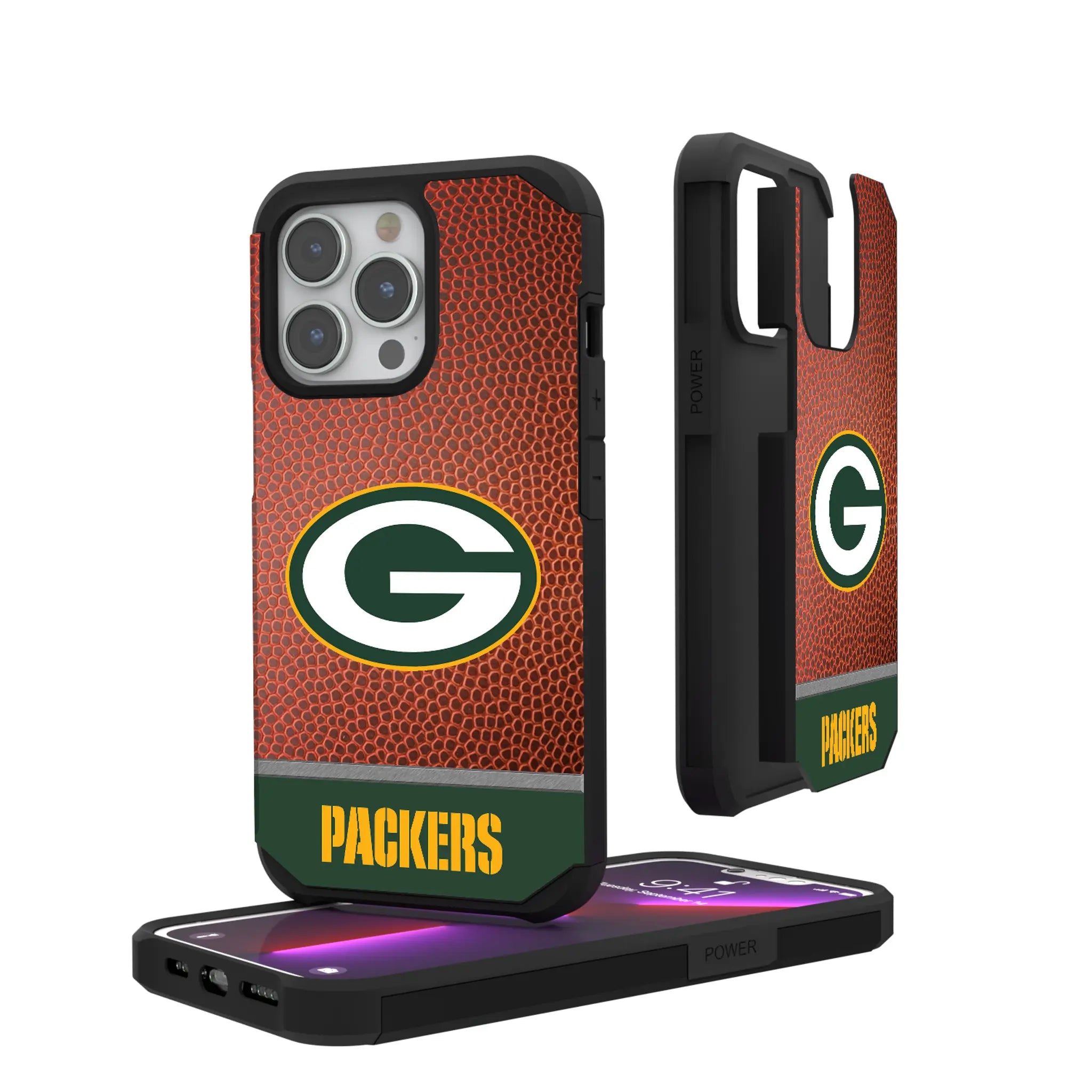 Green Bay Packers Football Wordmark iPhone Rugged Phone Case for Apple iPhone