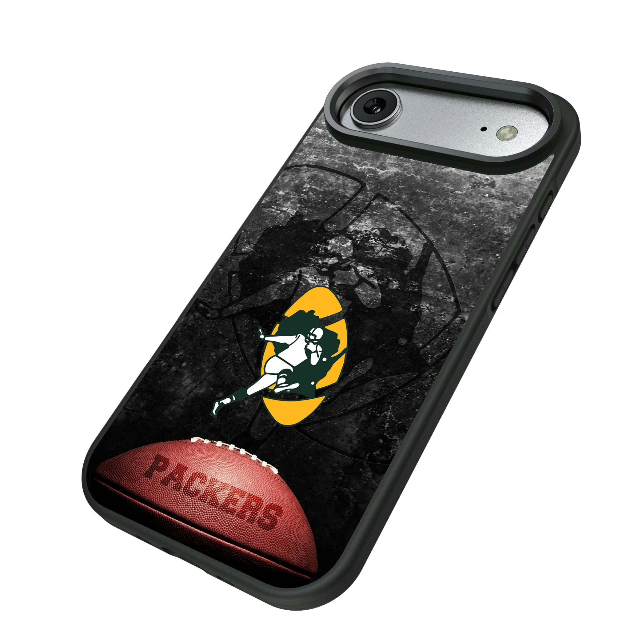 Green Bay Packers Historic Collection Legendary iPhone Bump Phone Case for Apple iPhone - Isometric View#Device_iPhone Air