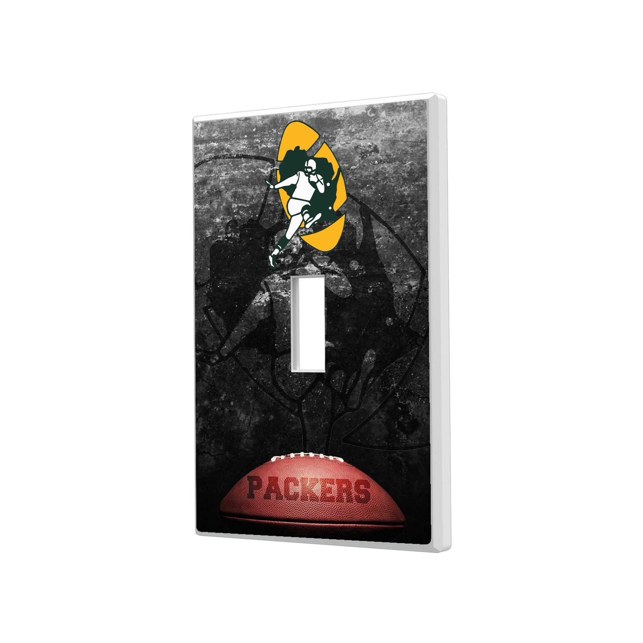 Green Bay Packers Historic Collection Legendary Hidden-Screw Light Switch Plate#Style_Single Toggle
