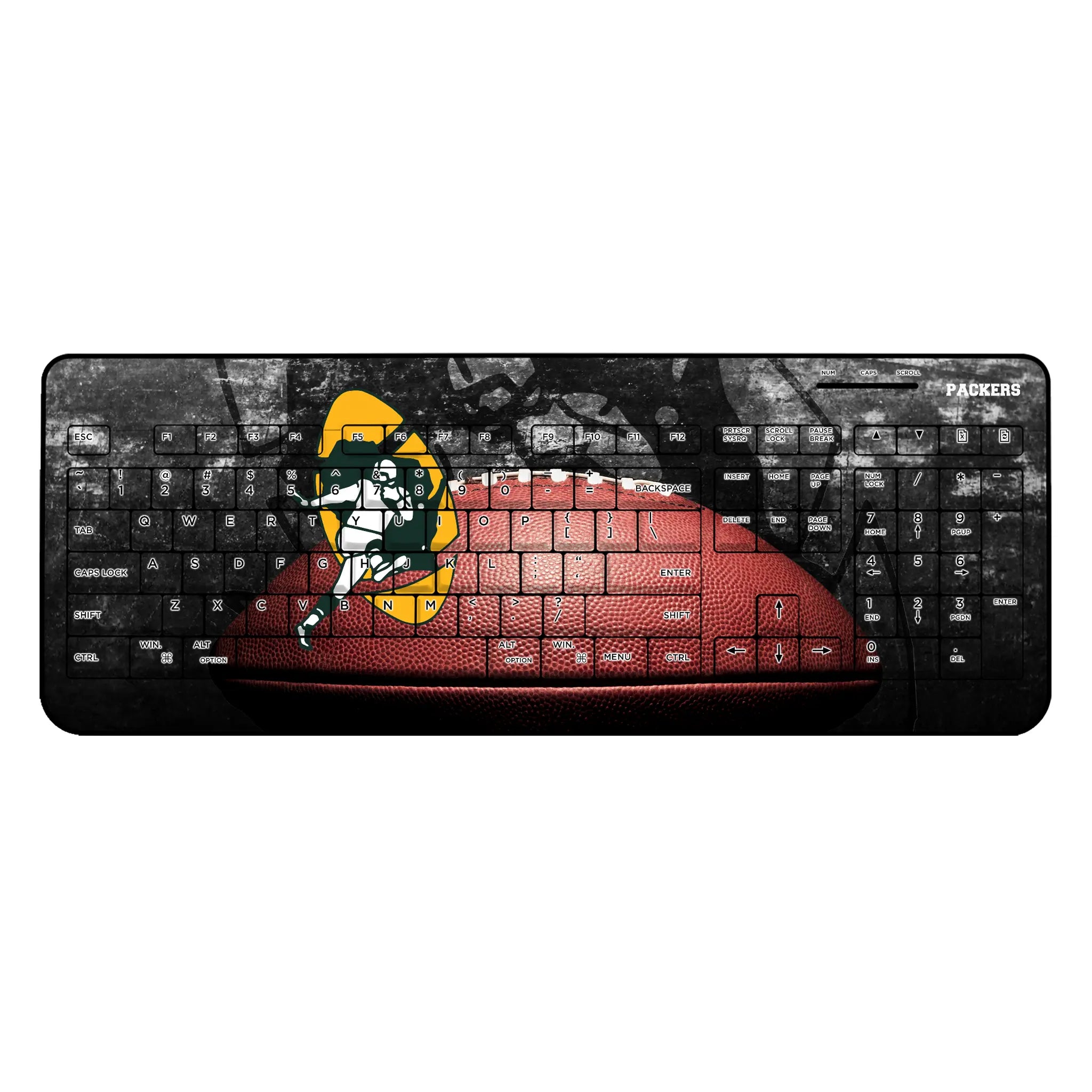 Green Bay Packers Historic Collection Legendary Wireless USB Keyboard