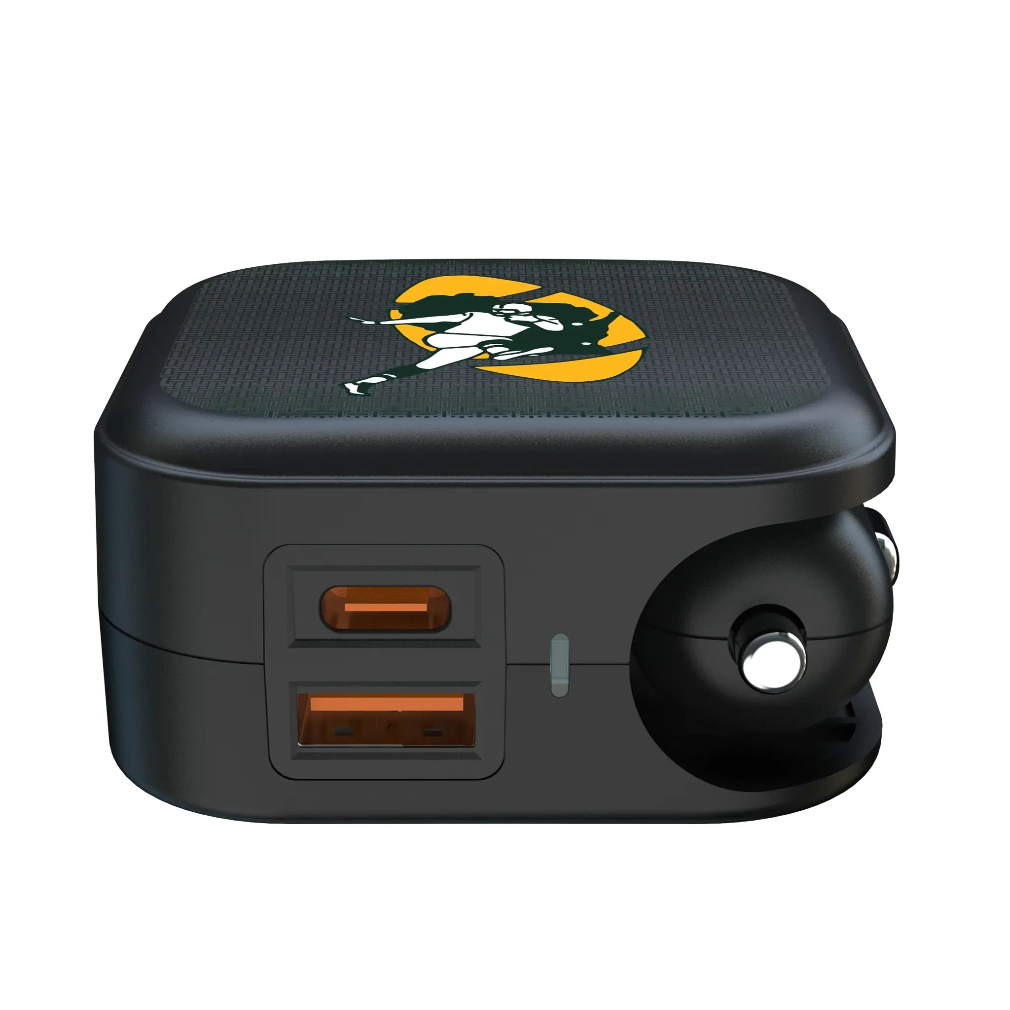 Green Bay Packers Historic Collection Linen 2 in 1 USB A/C Charger