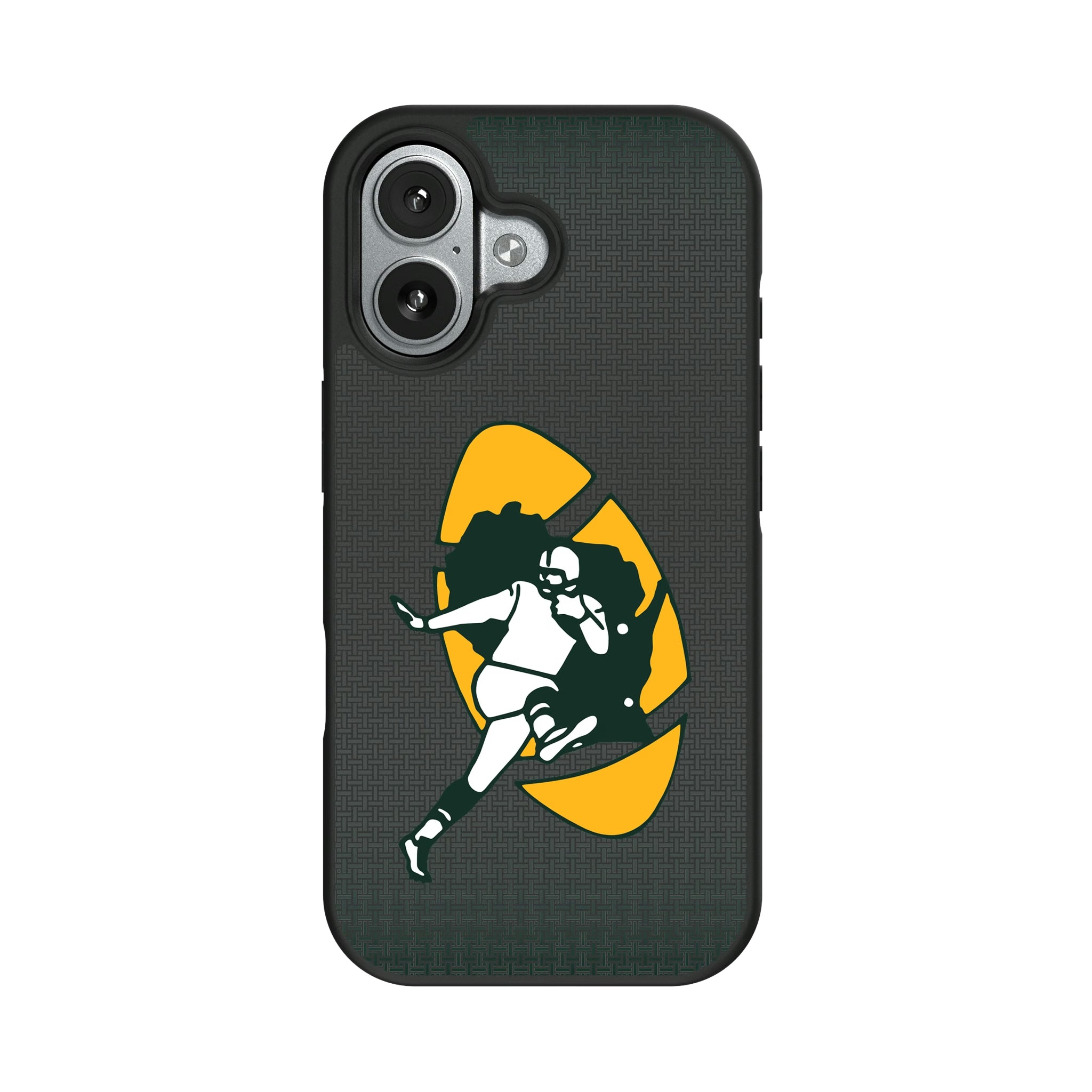 Green Bay Packers Historic Collection Linen iPhone Bump Phone Case for Apple iPhone#Device_iPhone 17