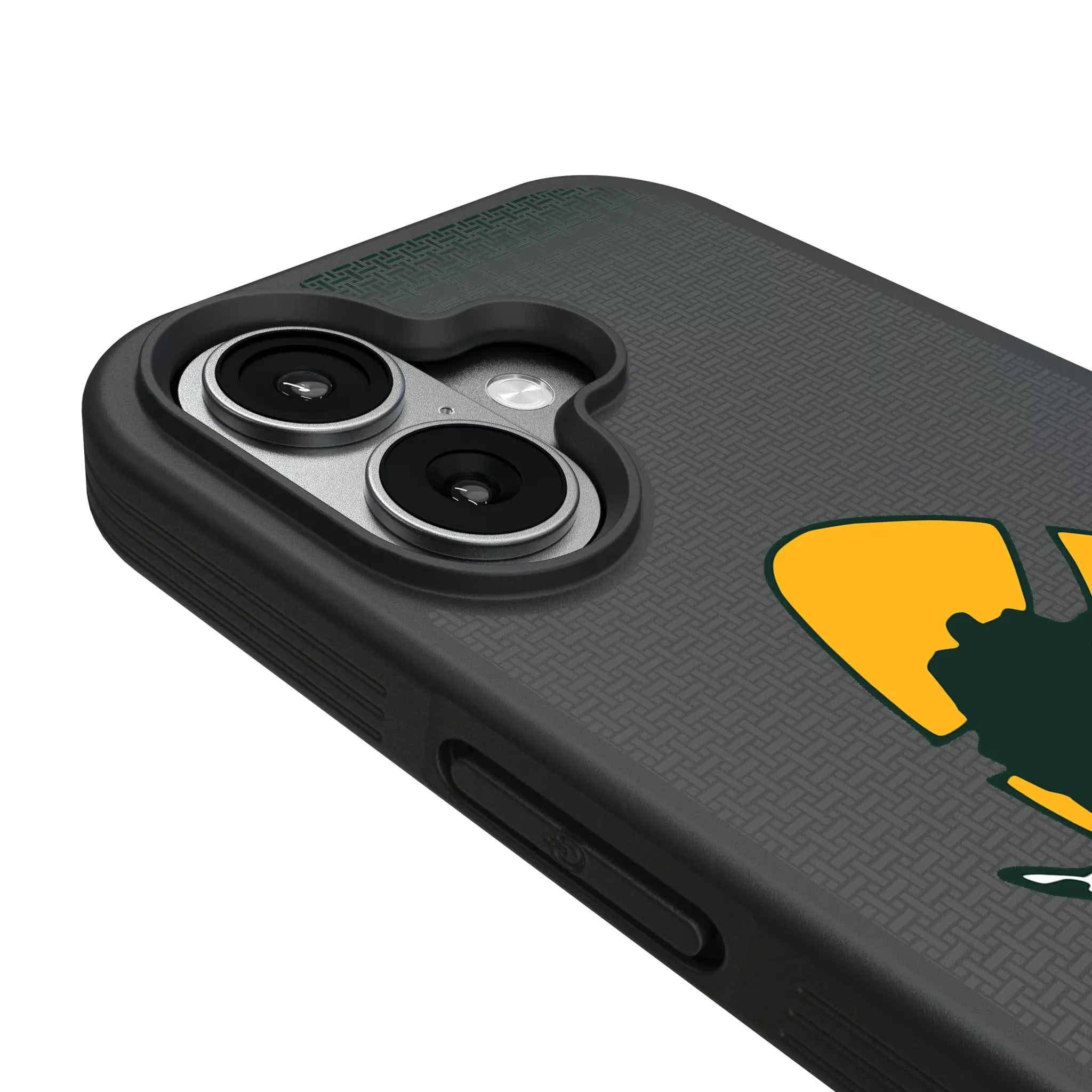 Green Bay Packers Historic Collection Linen iPhone Bump Phone Case for Apple iPhone - Detail#Device_iPhone 17