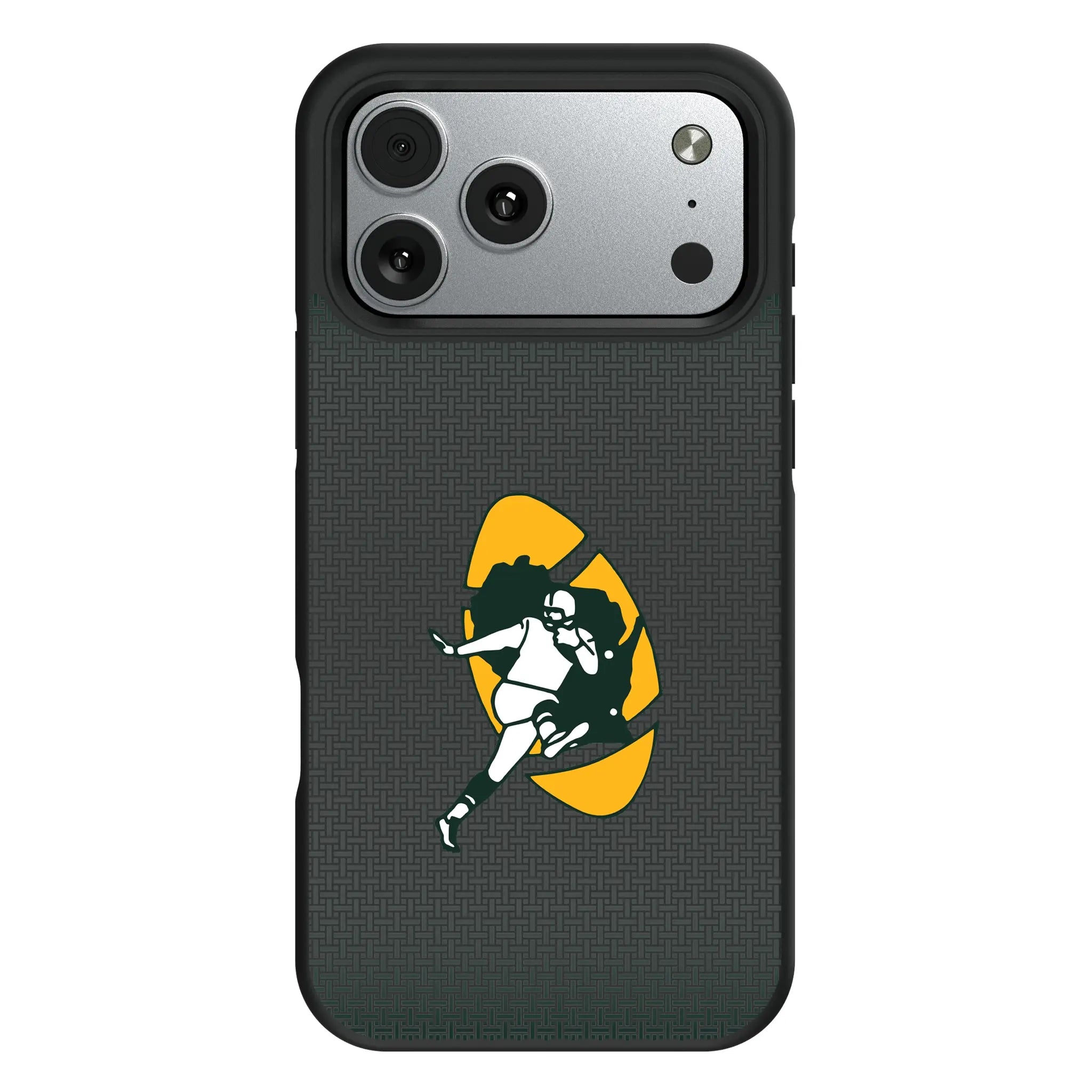 Green Bay Packers Historic Collection Linen iPhone Bump Phone Case for Apple iPhone#Device_iPhone 17 Pro Max