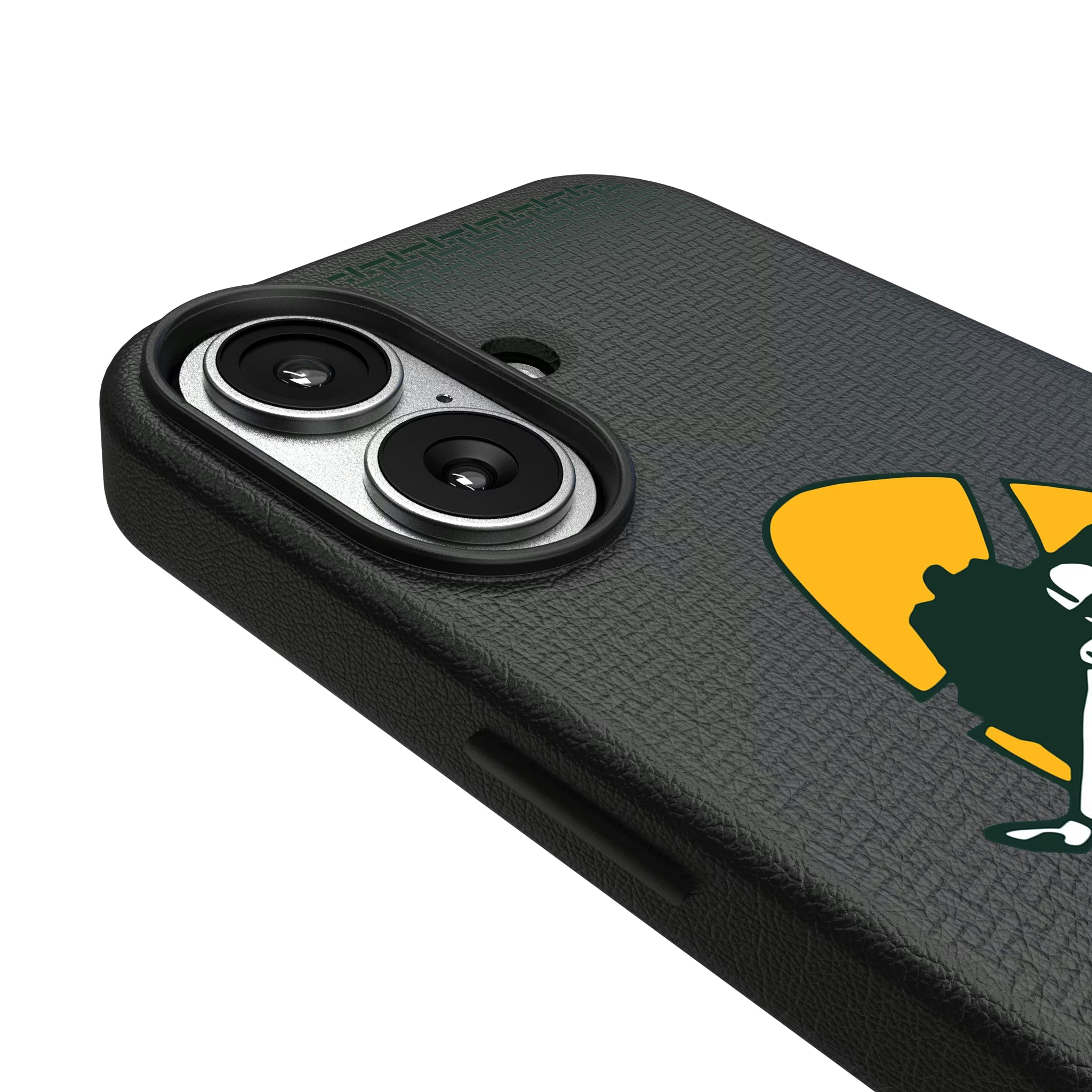 Green Bay Packers Historic Collection Linen iPhone MagSafe Compatible Phone Case for Apple iPhone - Detail#Device_iPhone 17