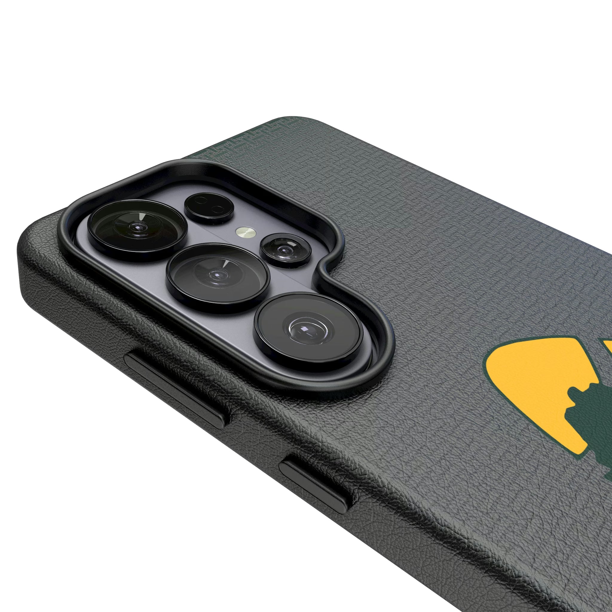 Green Bay Packers Historic Collection Linen Galaxy MagSafe Compatible Phone Case for Samsung Galaxy - Detail#Device_Galaxy S26 Ultra